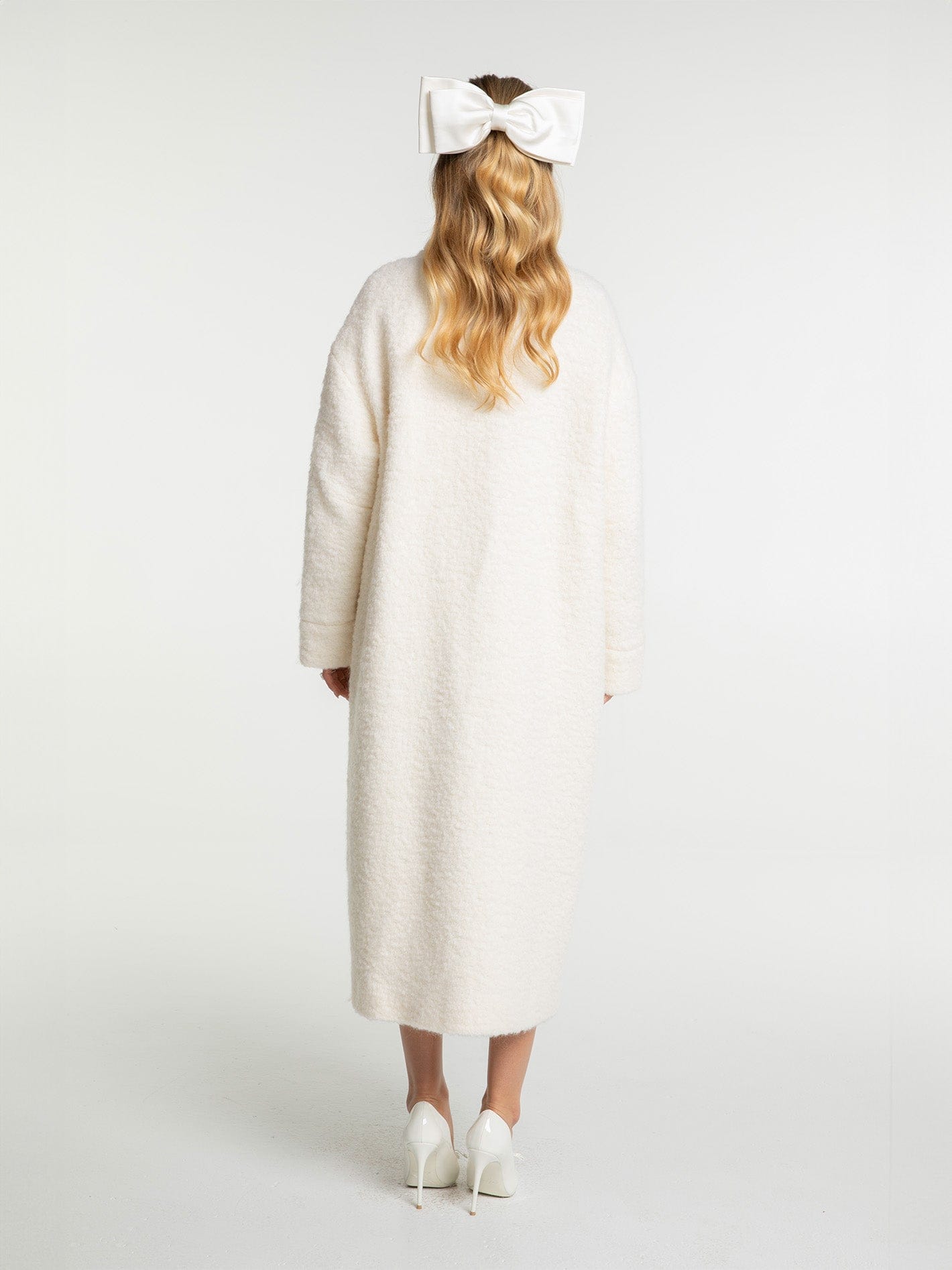 Elsa Coat (Off White) made by Nana Jacqueline