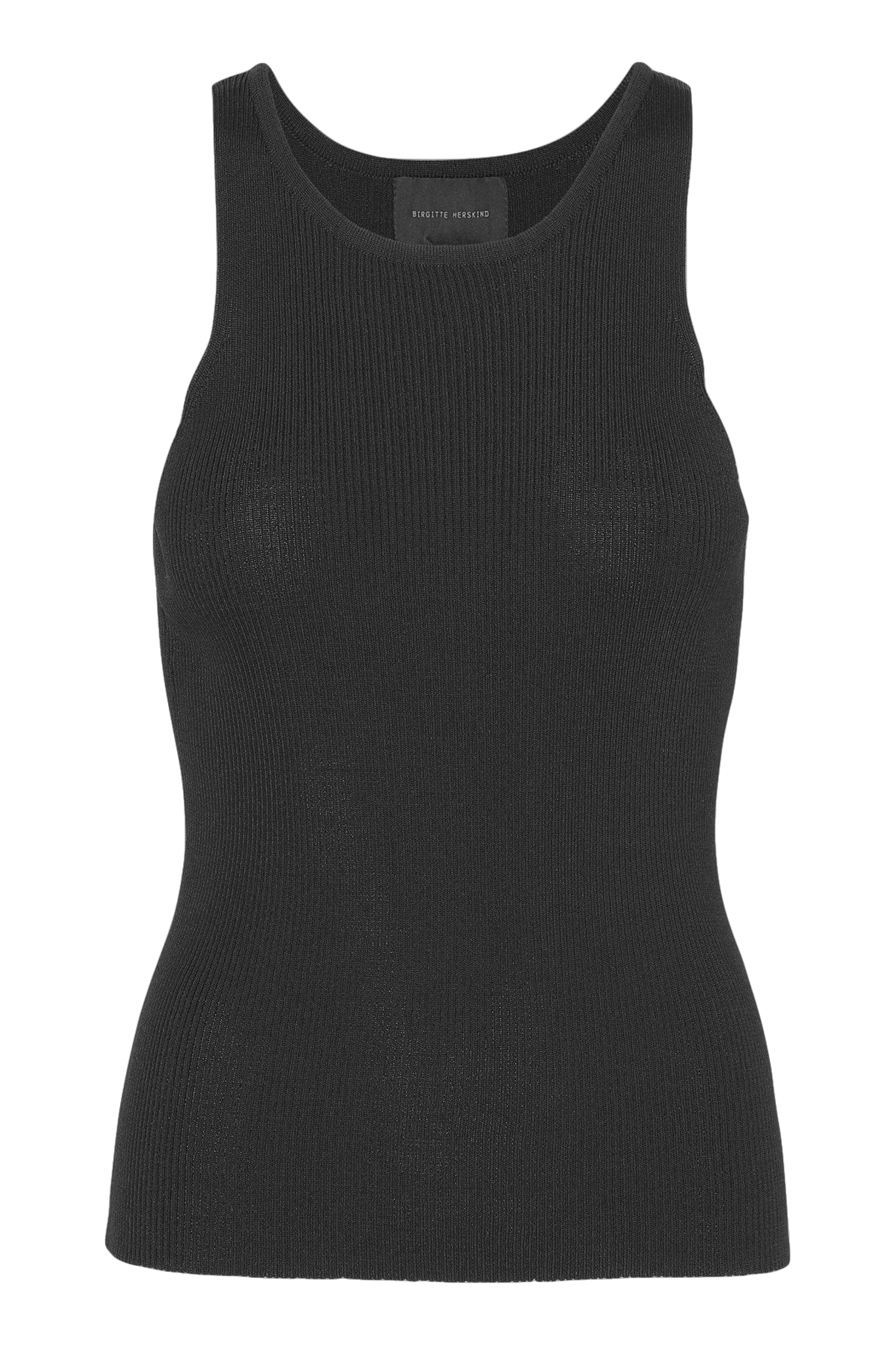 Claire Knitted Tank Top - Black made by HERSKIND