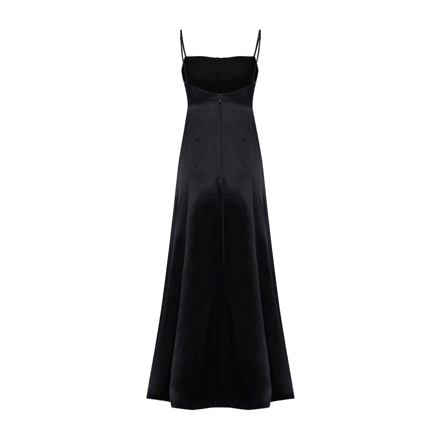 YOUR *ITCH SILK DRESS - JET BLACK made by PCFG