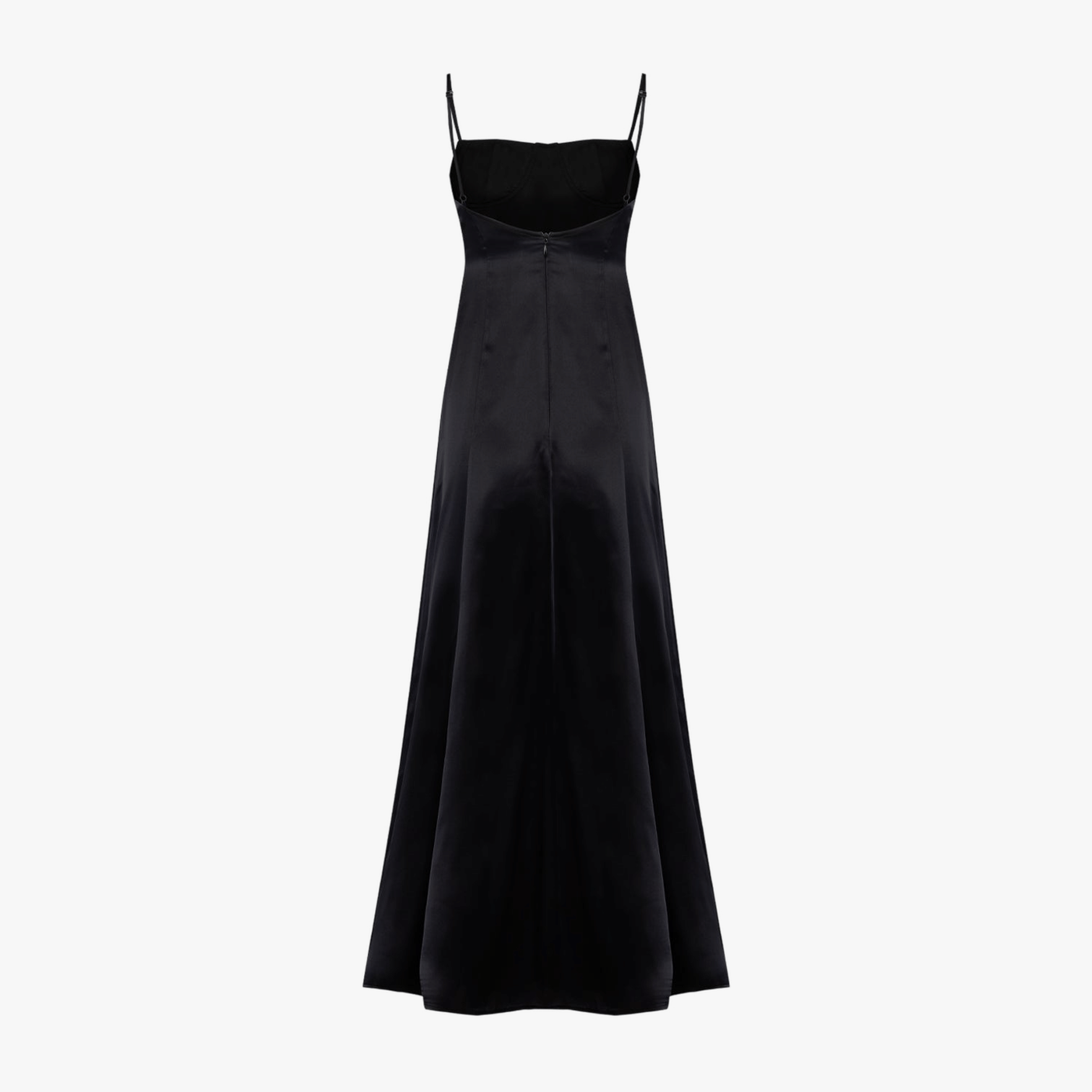 YOUR *ITCH SILK DRESS - JET BLACK made by PCFG