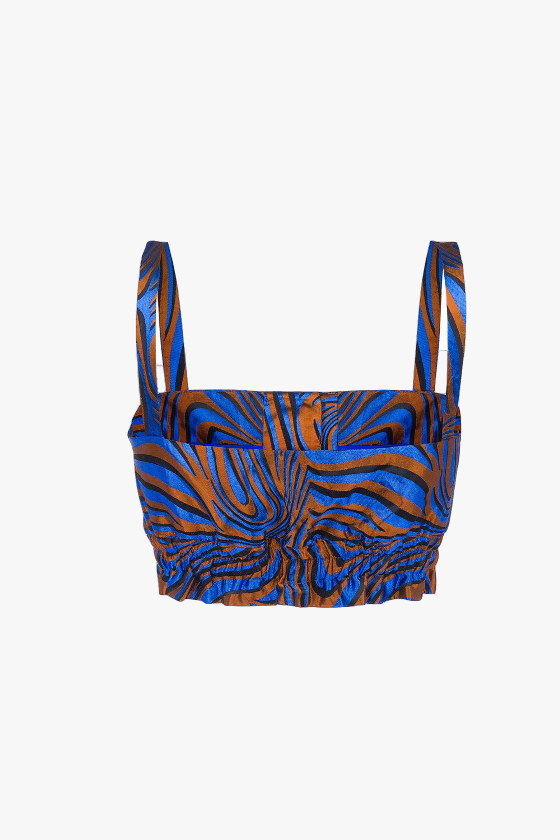 Blue Printed Top made by ANDREEVA