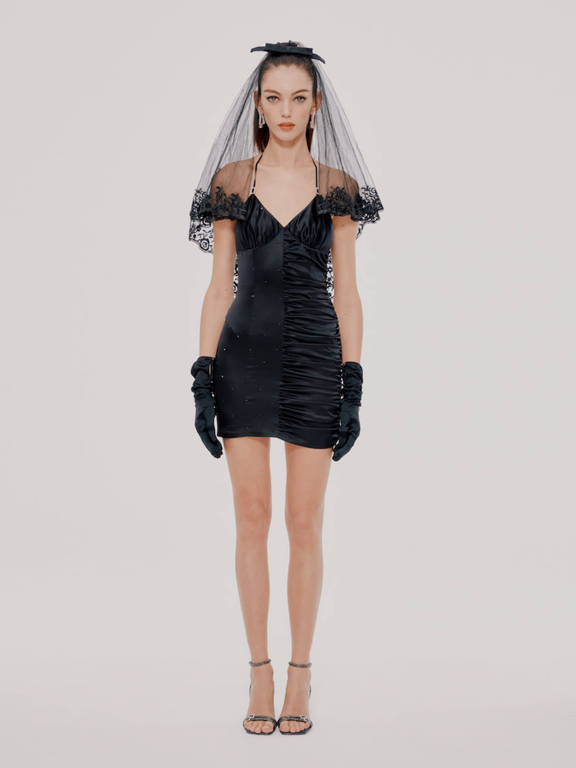 Black Alessa Dress (Final Sale) in Black made by Nana Jacqueline