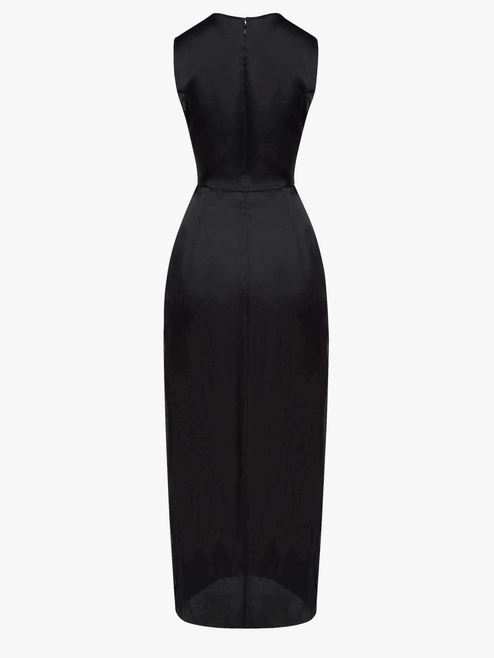 SILK ORGANZA COLUMN DRESS WITH JEWEL EMBELLISHMENTS made by NDS The Label