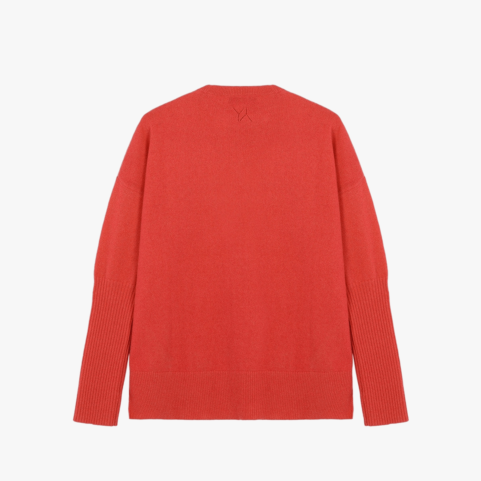 Boxy Sweater With YY Logo Orange made by YLIANA YEPEZ