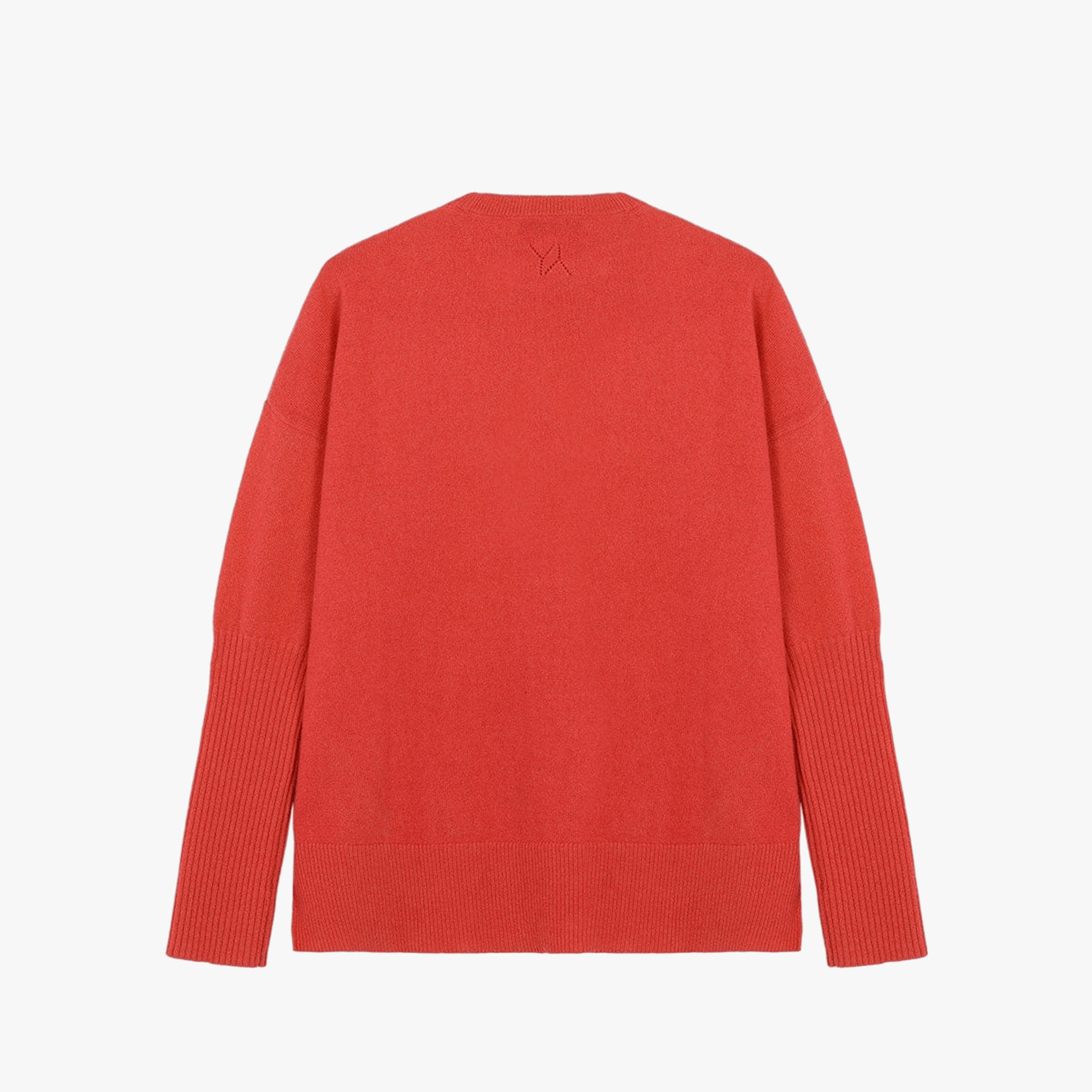 Boxy Sweater With YY Logo Orange made by YLIANA YEPEZ