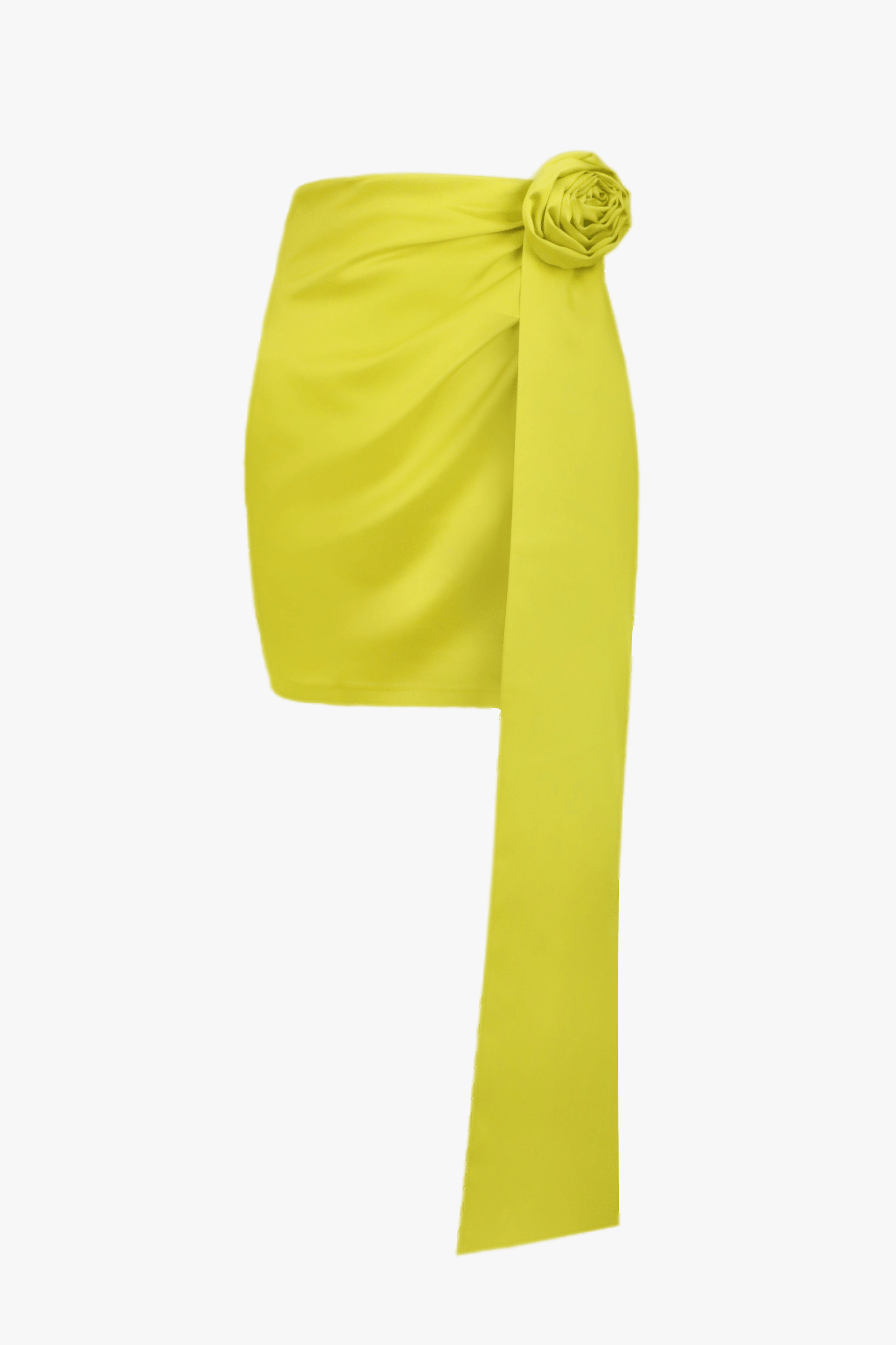 Maia Green Flower Skirt made by Lora Istanbul