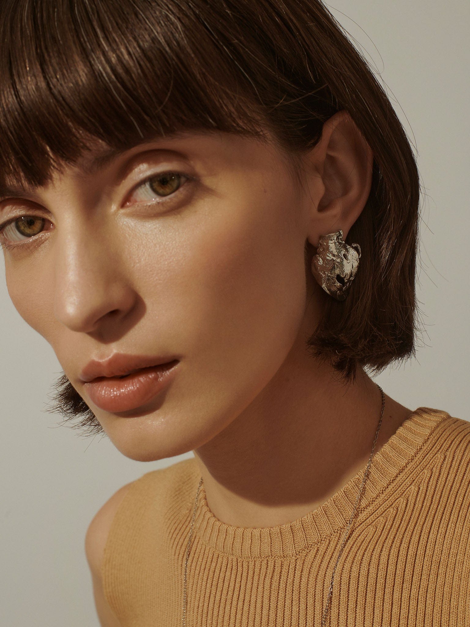 Vacation Amphora Earrings Silver made by Eva Remenyi