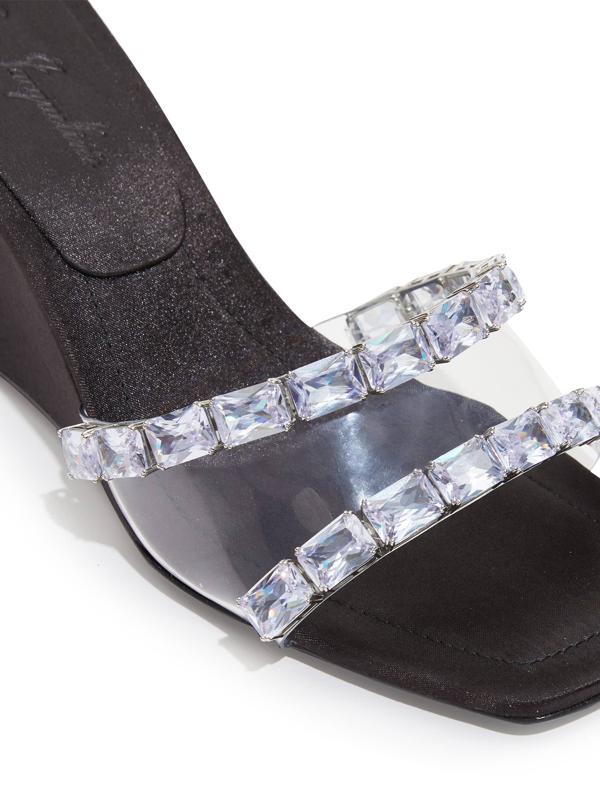 Cassandra Diamond Heels (Black) made by Nana Jacqueline