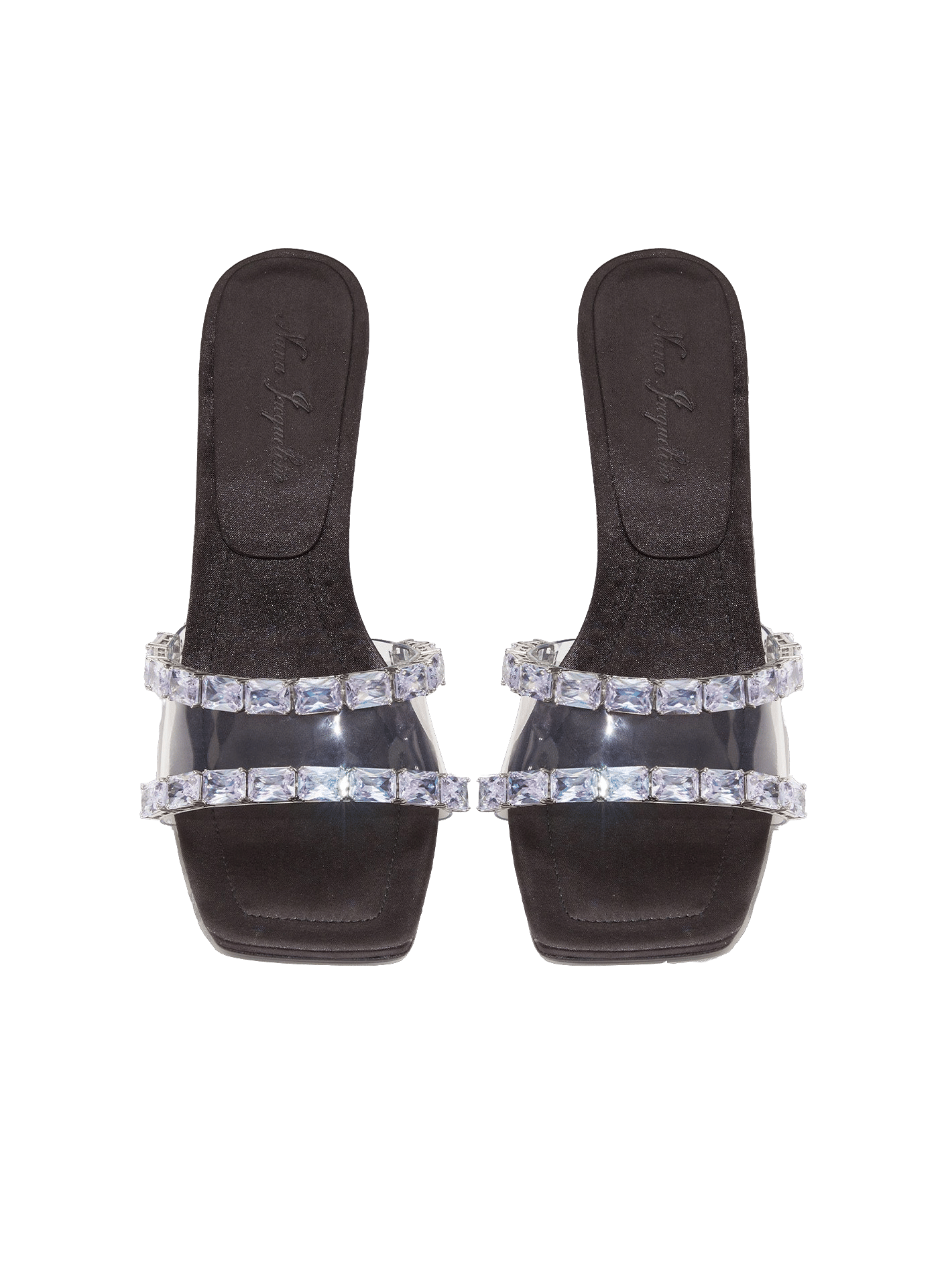 Cassandra Diamond Heels (Black) made by Nana Jacqueline