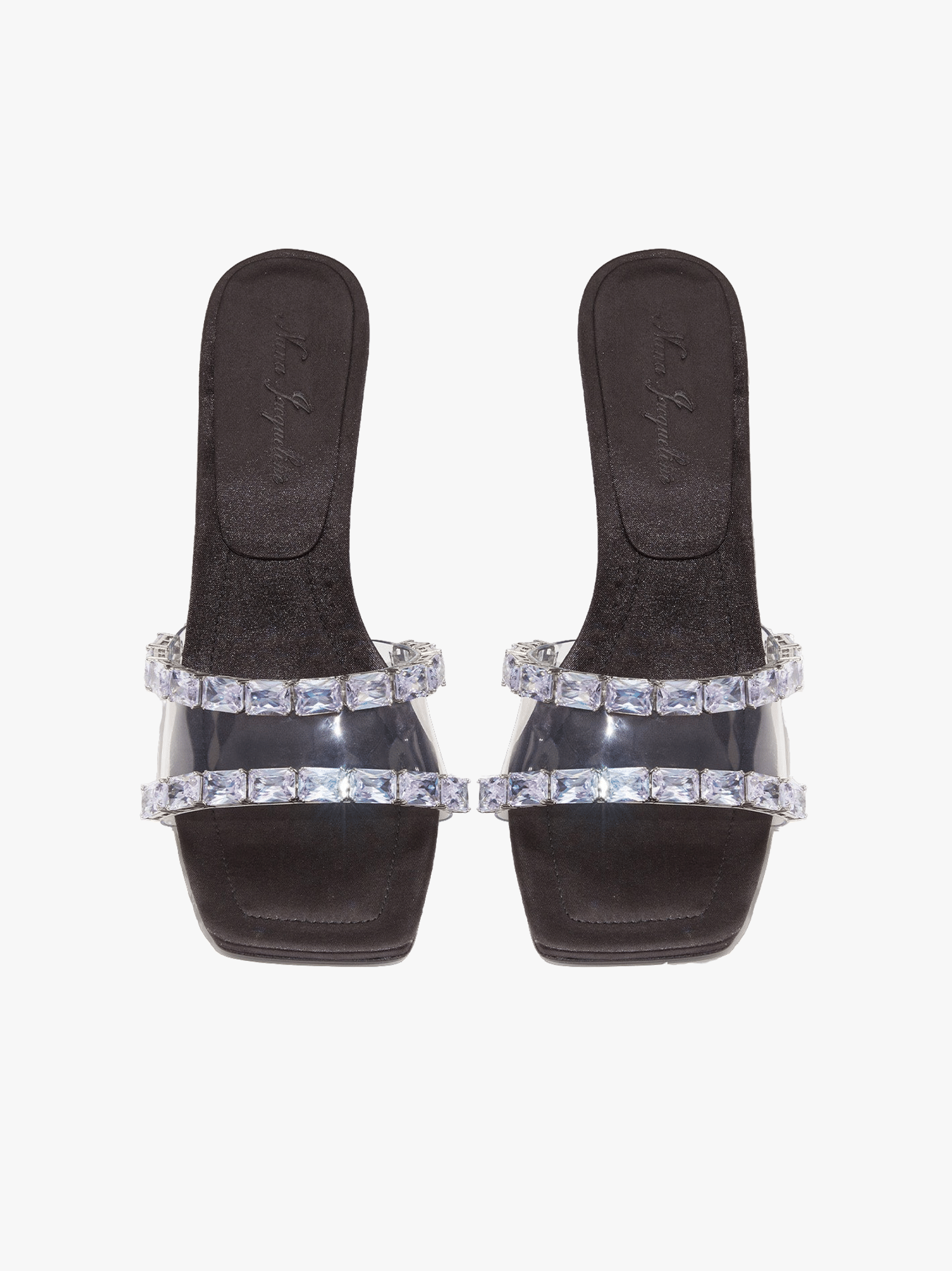 Cassandra Diamond Heels (Black) made by Nana Jacqueline
