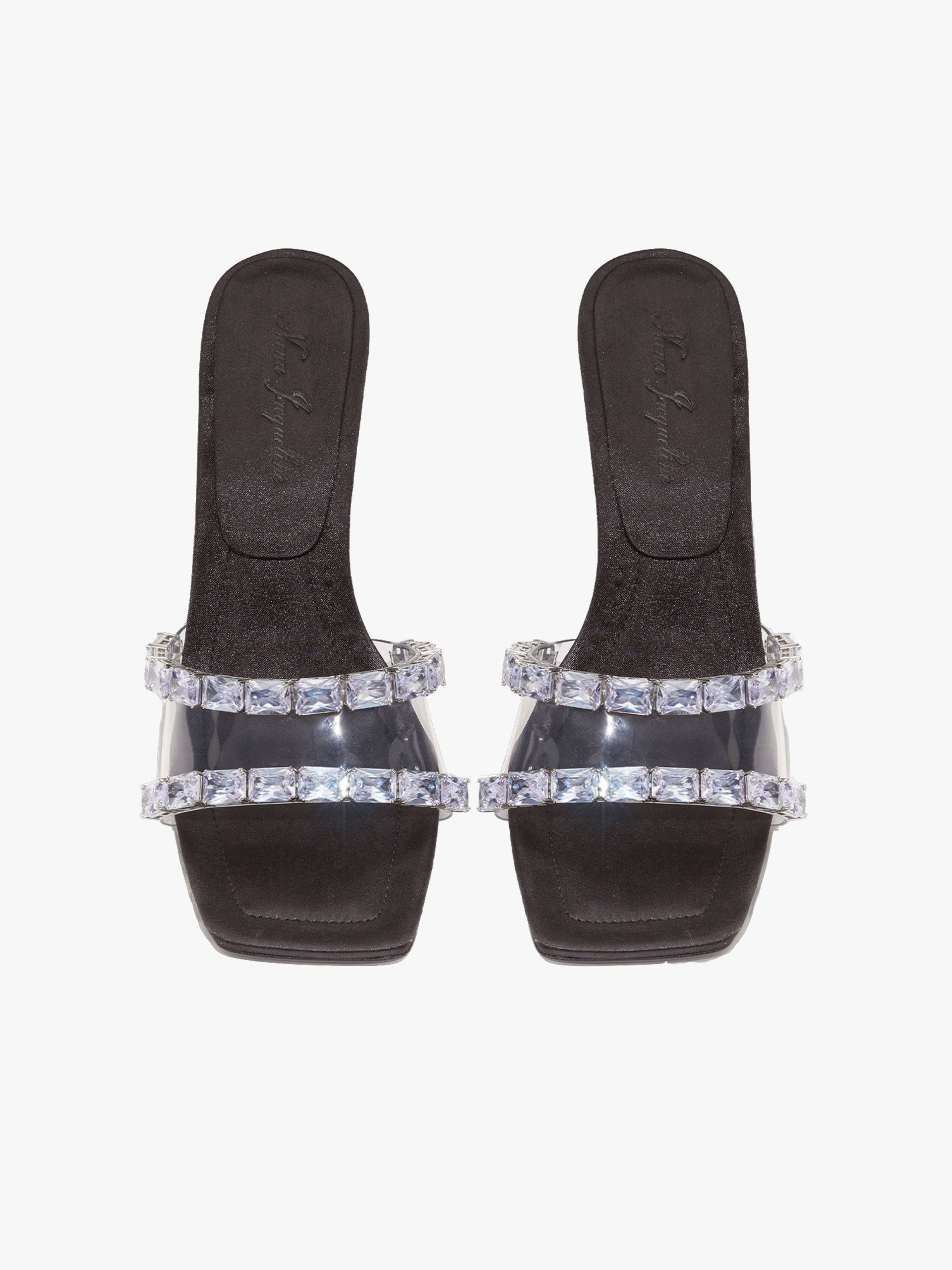 Cassandra Diamond Heels (Black) made by Nana Jacqueline