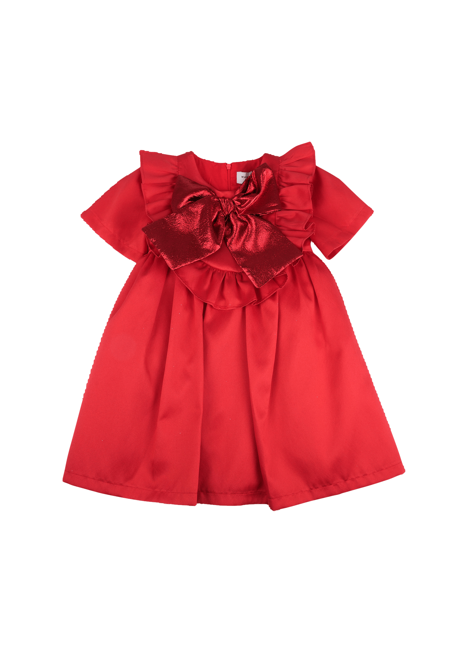 Jacquard Bow Dress made by Mama Luma