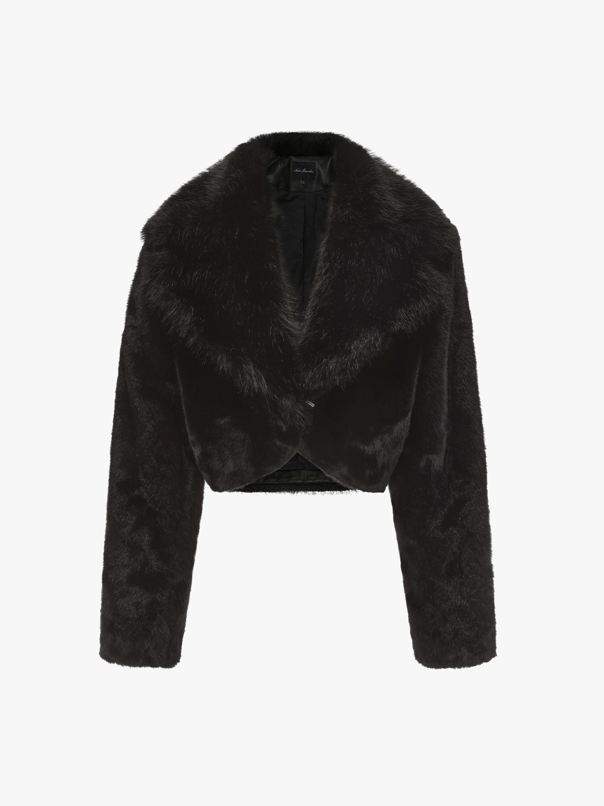 Mara Fur Coat (Black) made by Nana Jacqueline