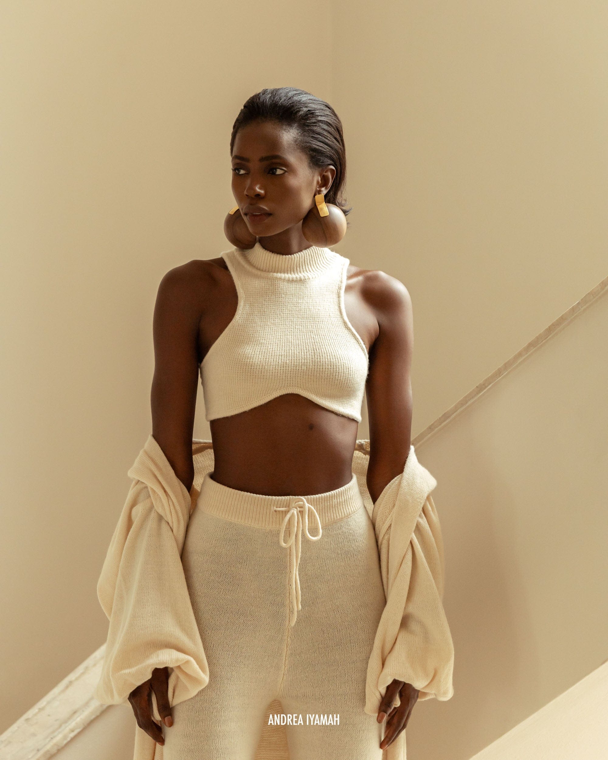 ALLY TUSK KNIT TOP made by Andrea Iyamah