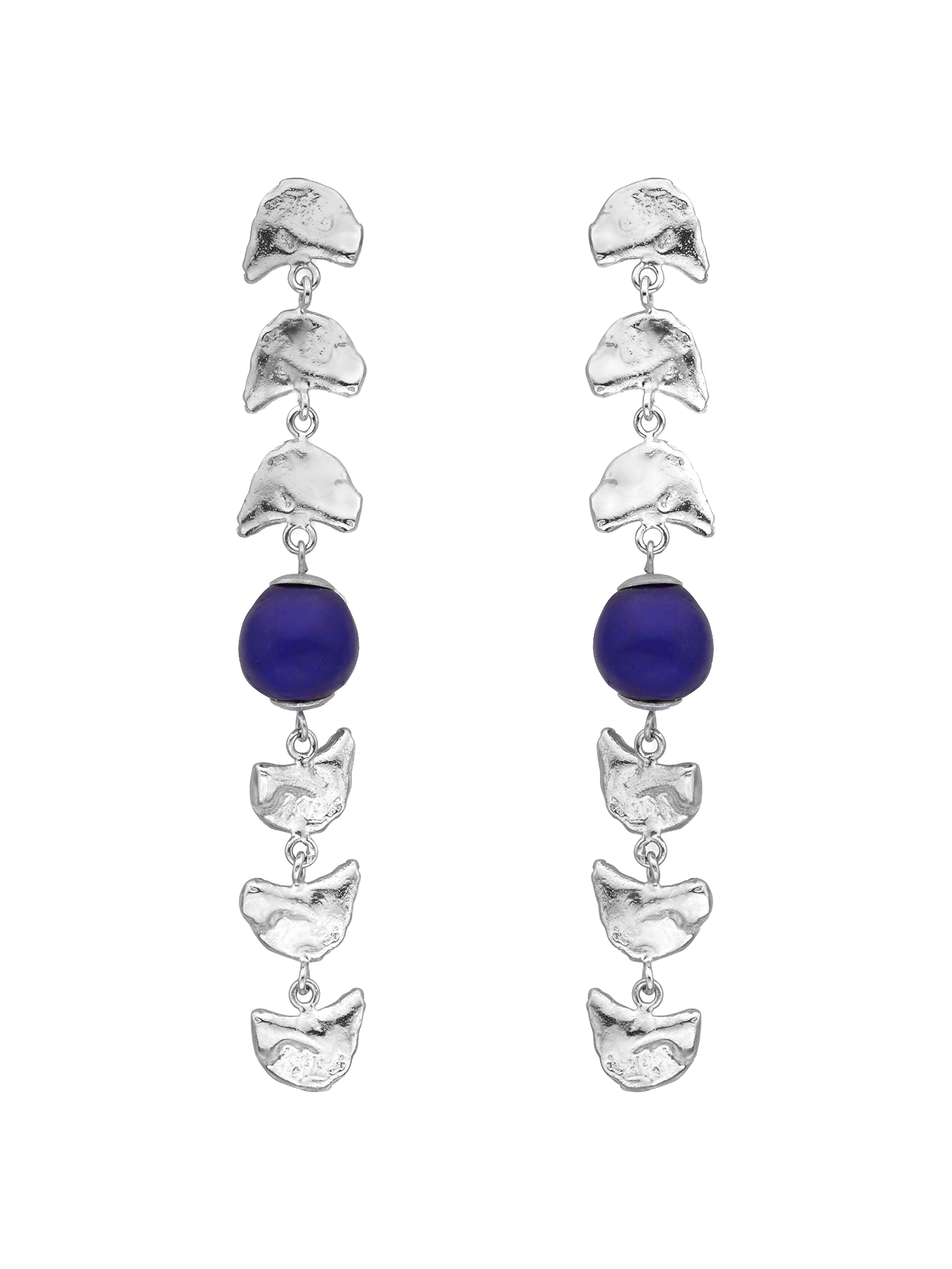 Vacation Sunset Earrings Silver made by Eva Remenyi