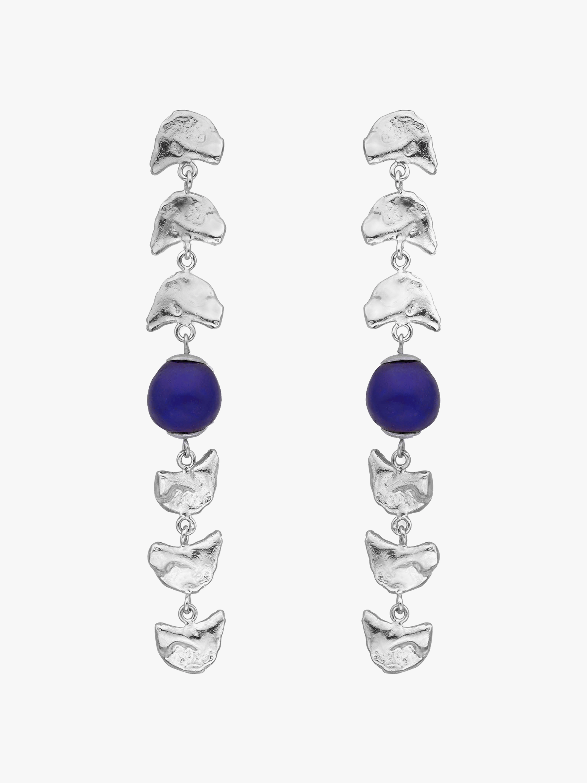 Vacation Sunset Earrings Silver made by Eva Remenyi