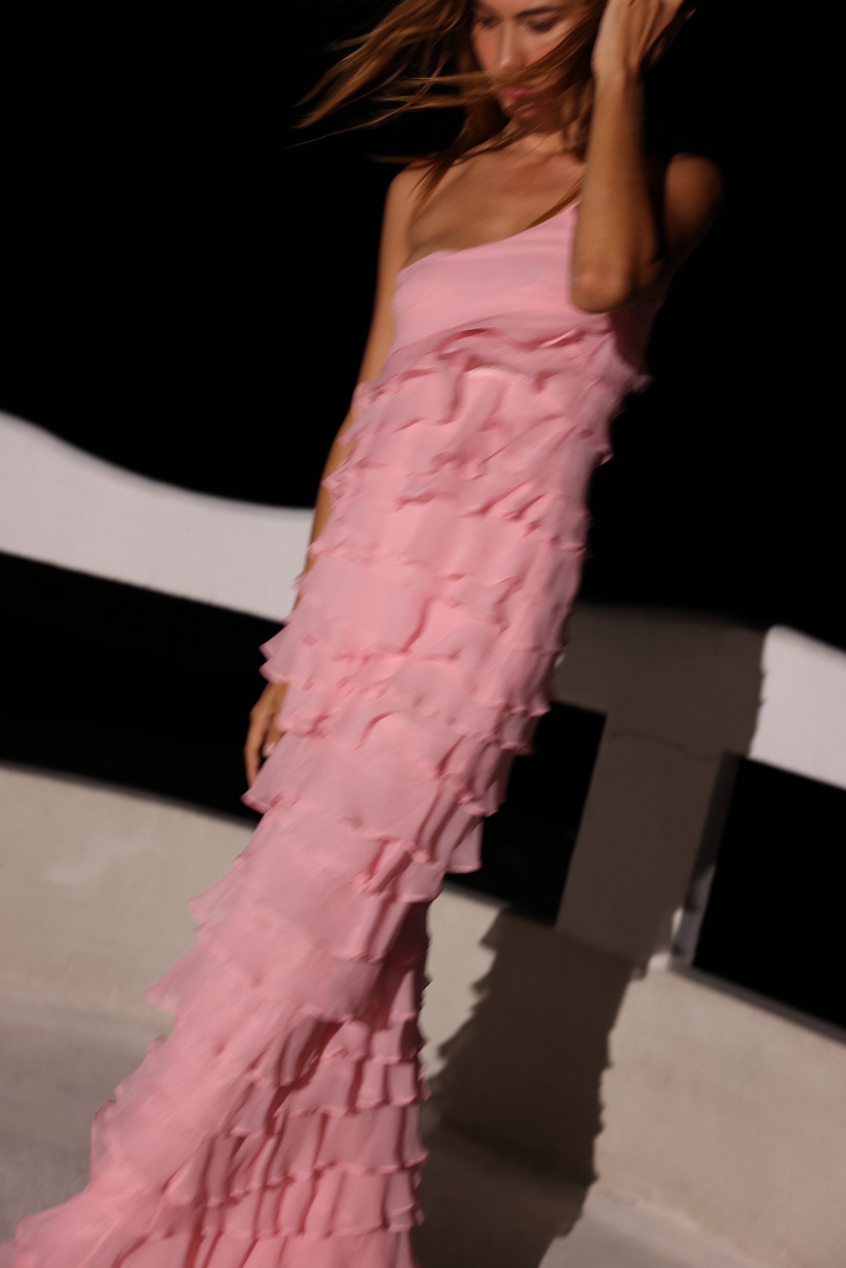 Persa One Shoulder Dress made by Francesca Miranda