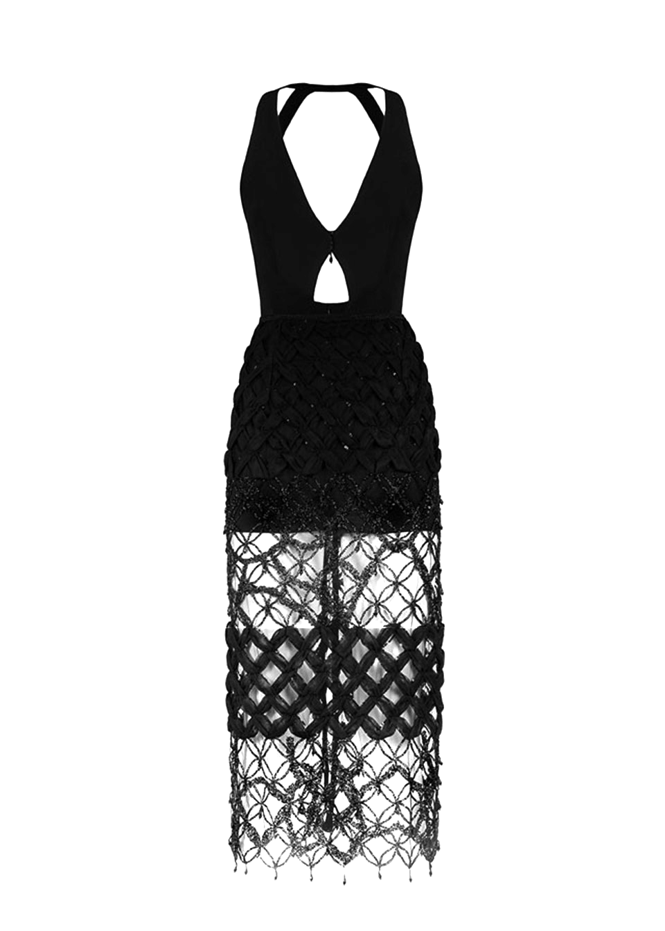 Lara midi embellished evening dress made by Monika Dimova