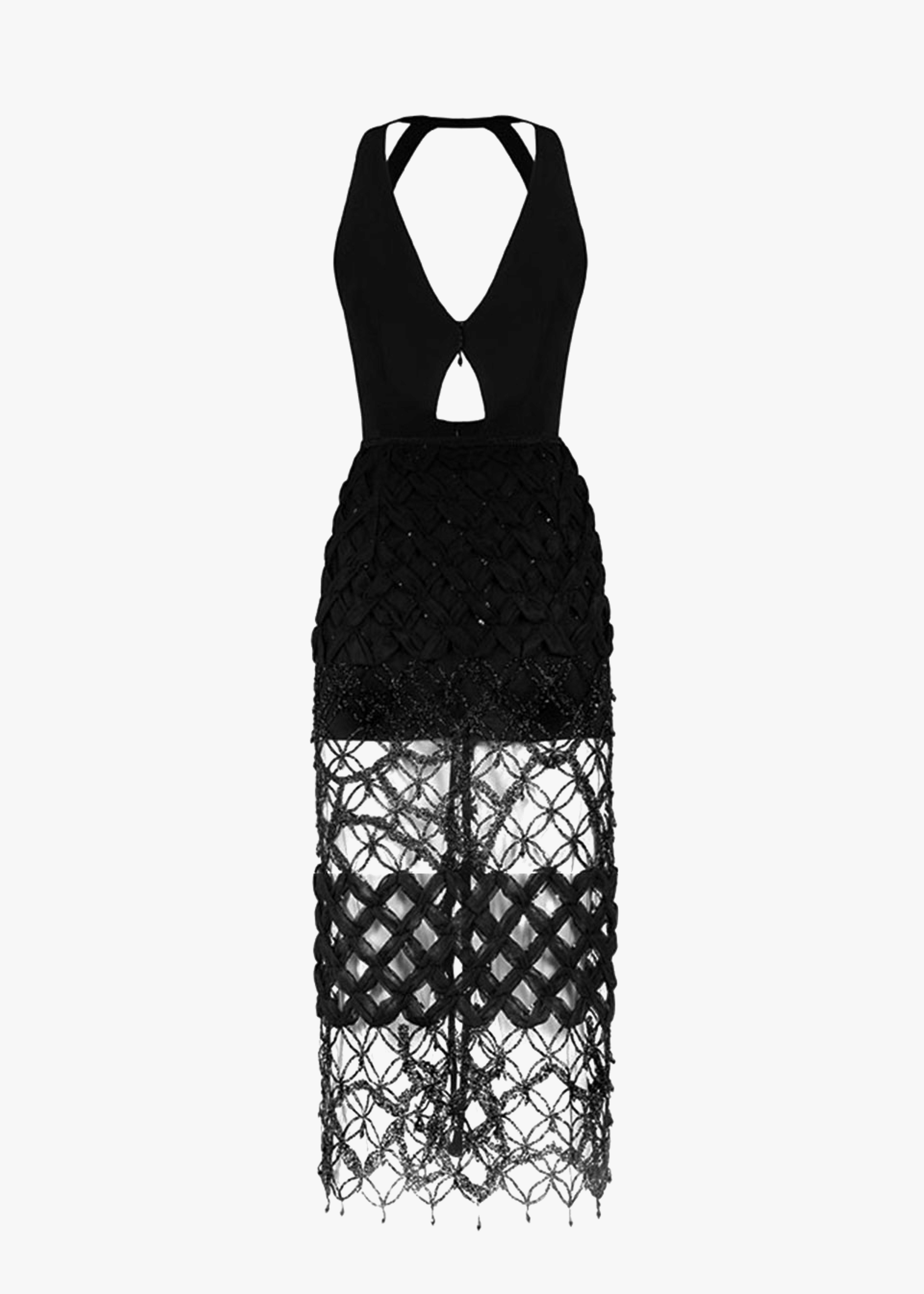 Lara midi embellished evening dress made by Monika Dimova