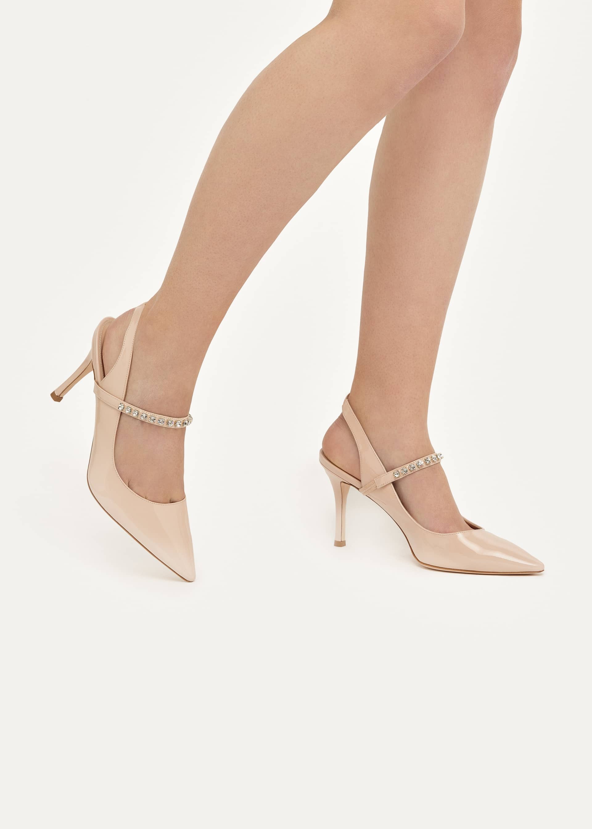 Liv Slingbacks in Beige made by Miyana Berlin