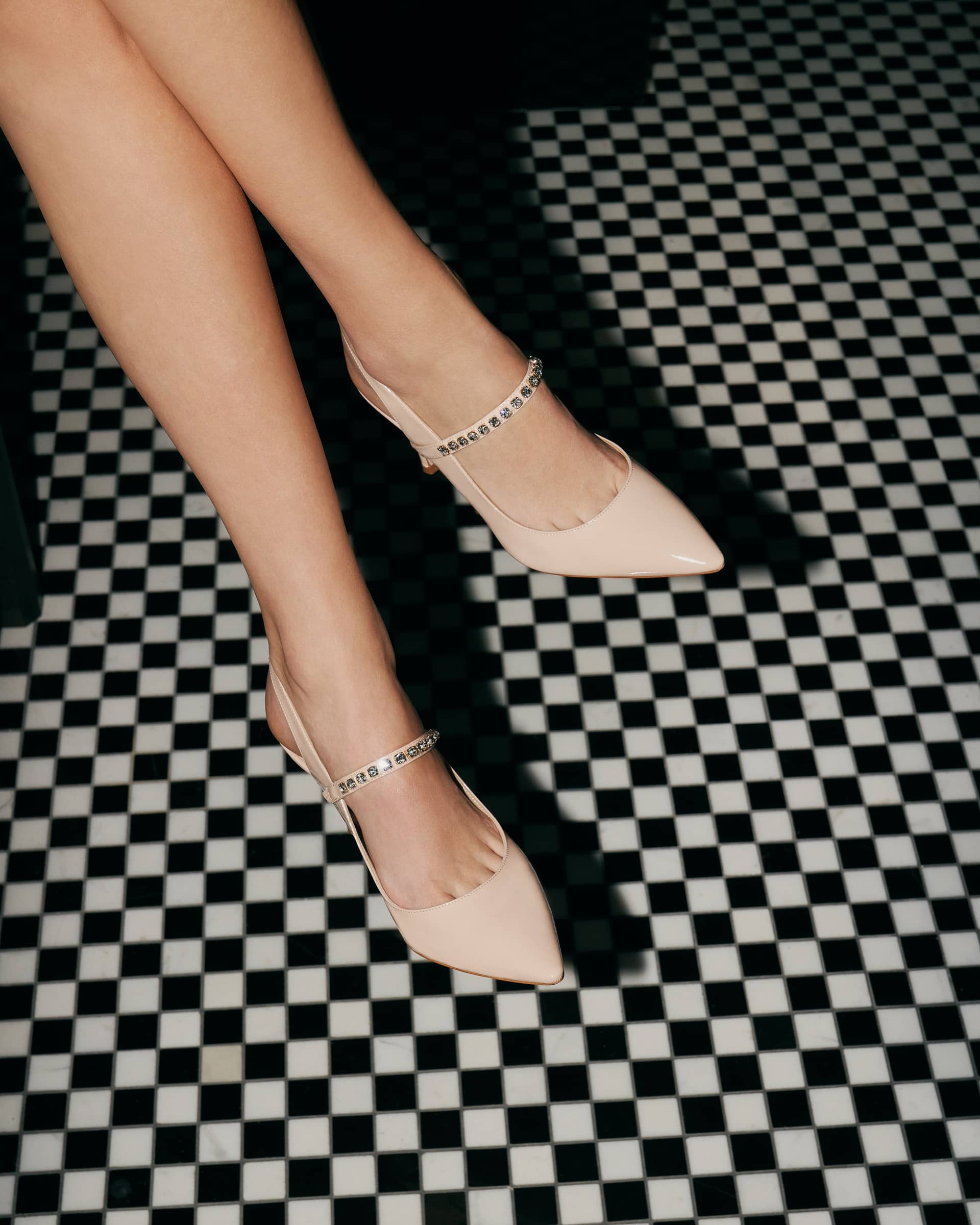 Liv Slingbacks in Beige made by Miyana Berlin