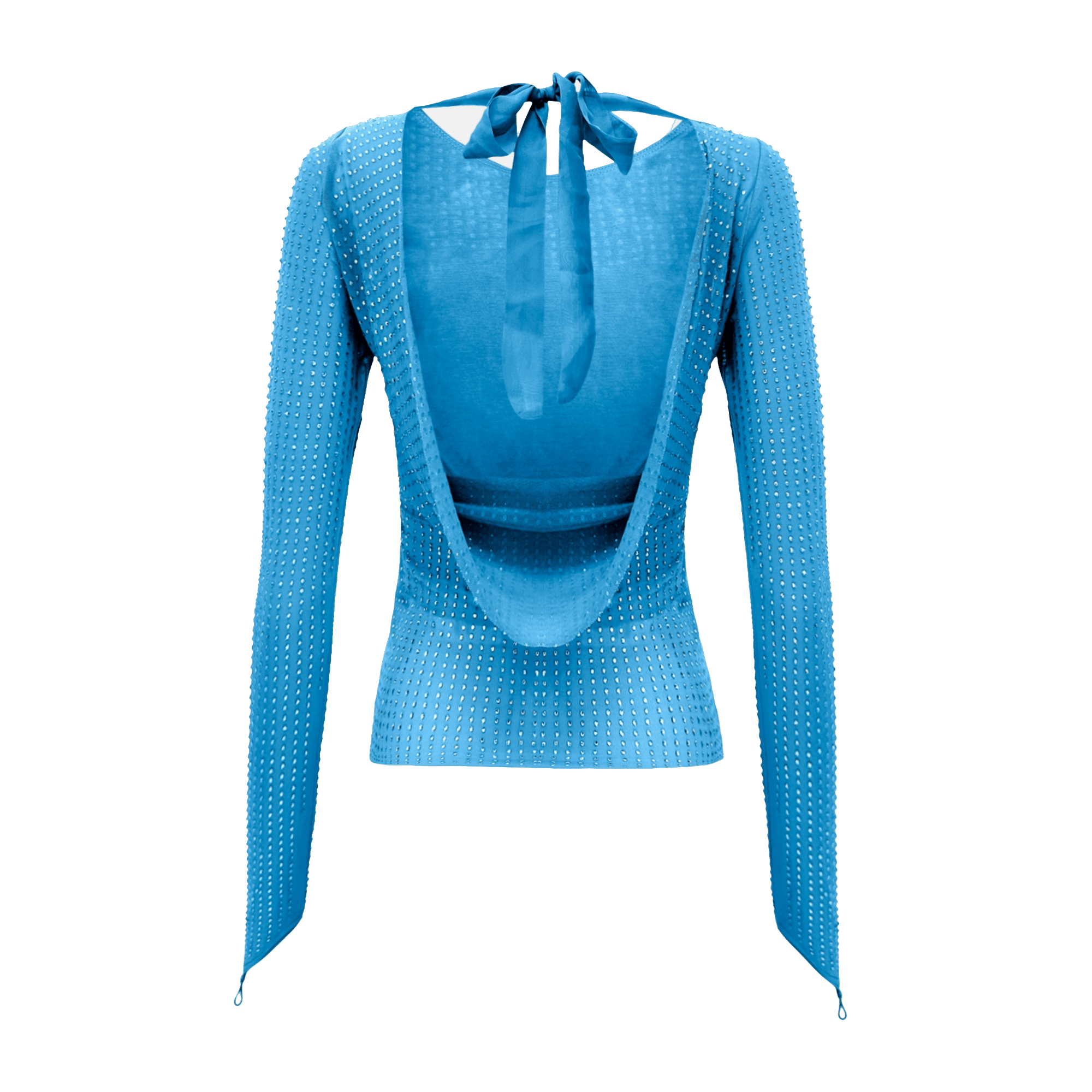 MESHA Rhinestone Blouse made by OW Collection