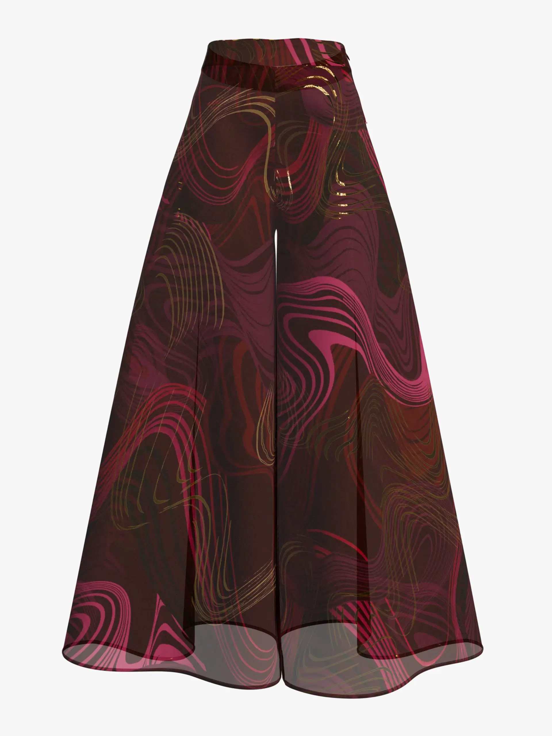 ORO PANTS - CORDA FOIL PRINT made by Andrea Iyamah