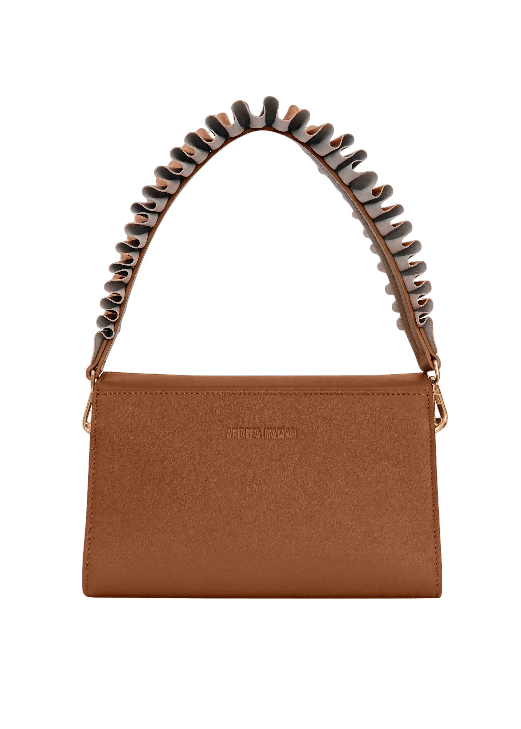 MALA BROWN SHOULDER BAG made by Andrea Iyamah