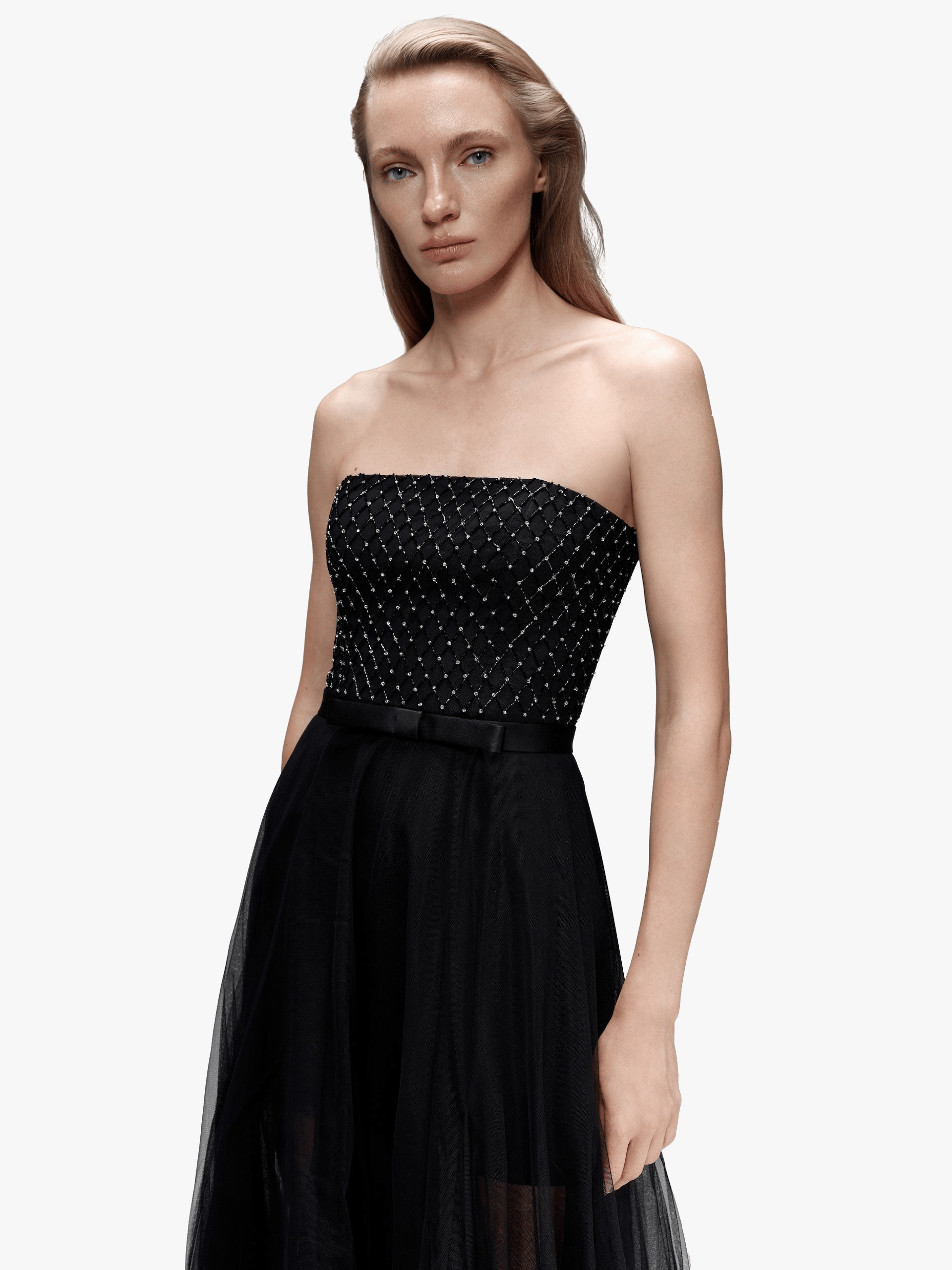 Embroidered Tulle Gown made by NDS The Label