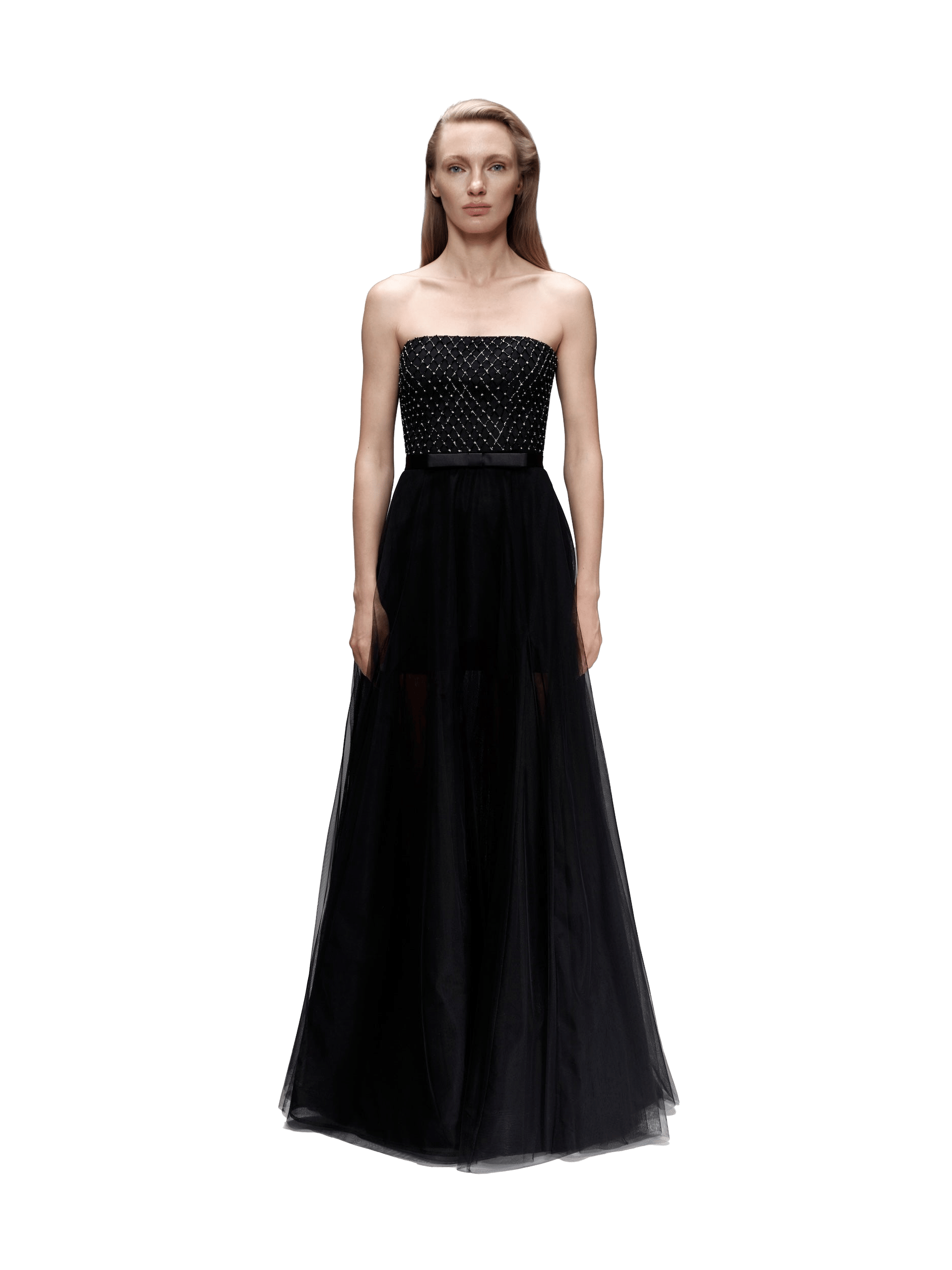 Embroidered Tulle Gown made by NDS The Label