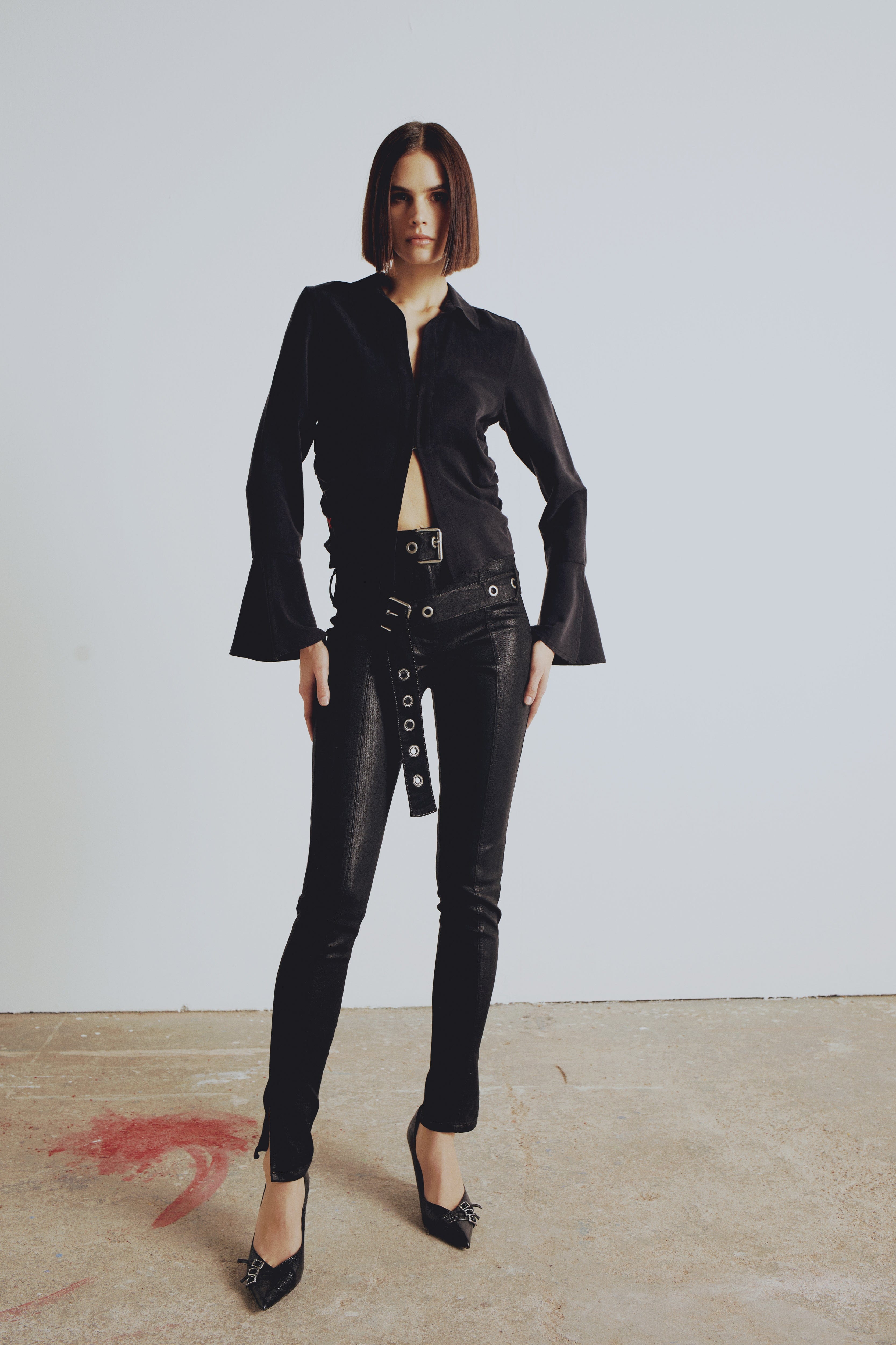 YOUR *ITCH FITTHED SHIRT - JET BLACK made by PCFG