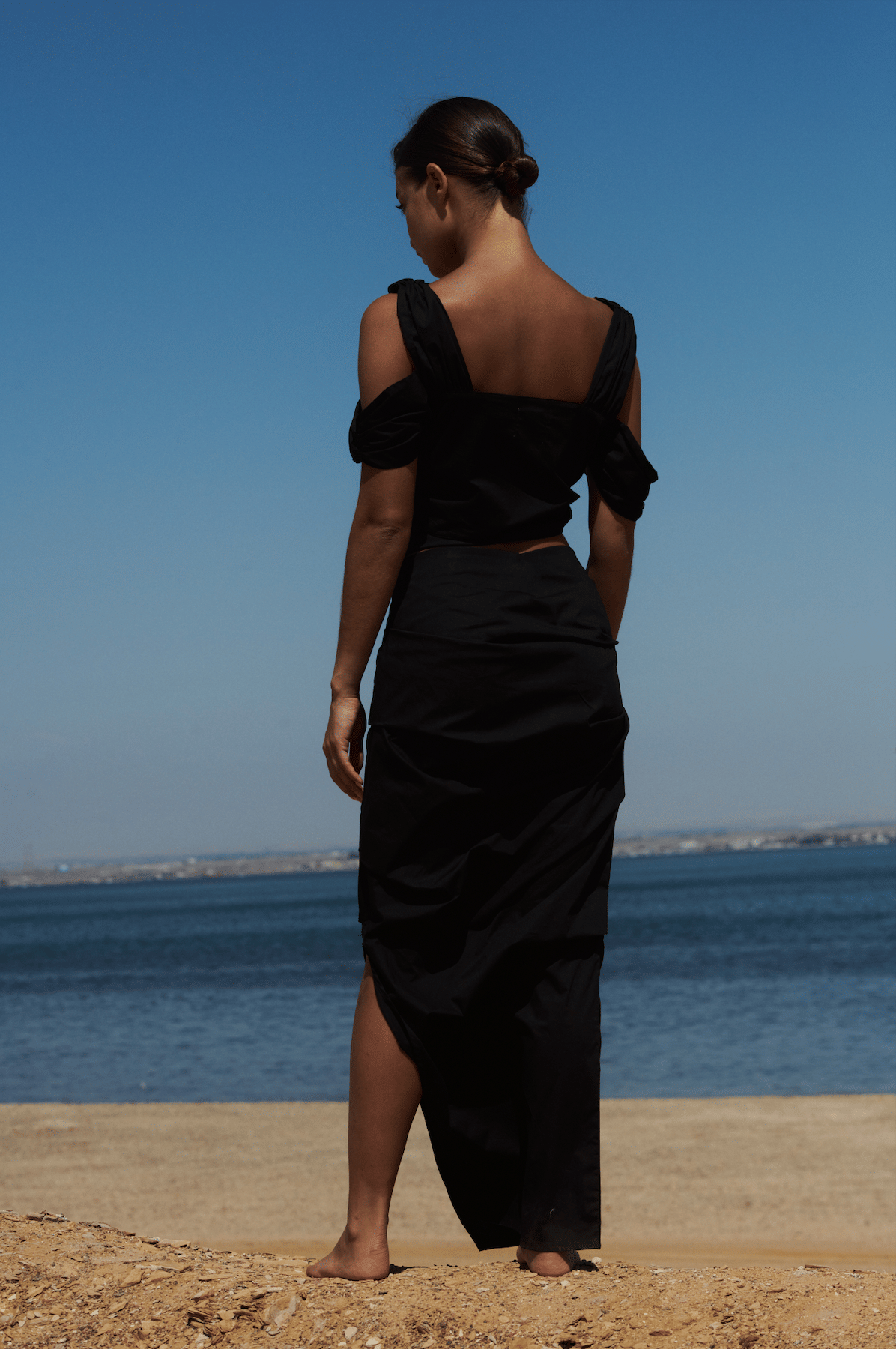 Alba Skirt - Black in Black made by Peregrina