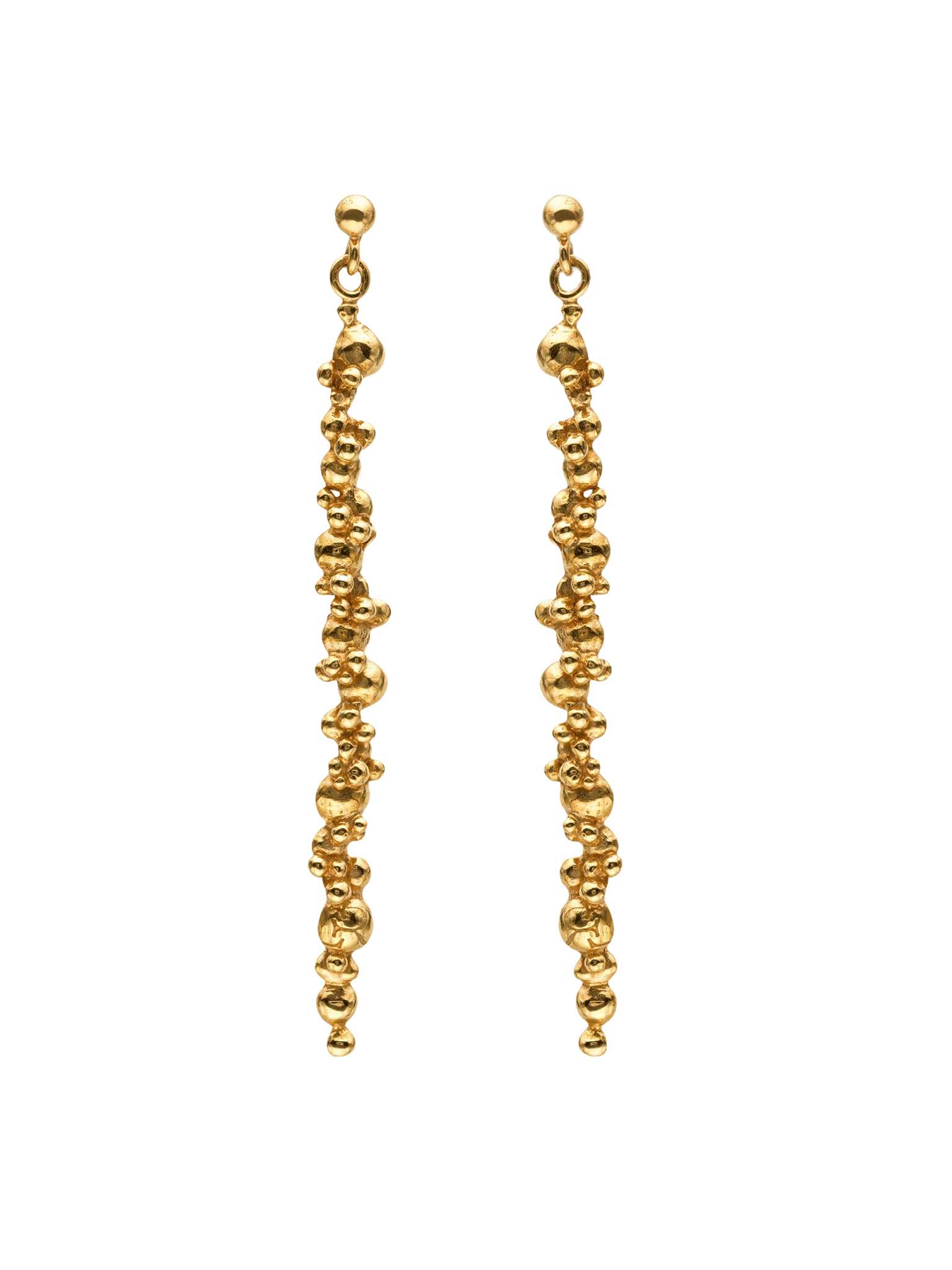 Céleste Deux Earrings Gold in Gold made by Eva Remenyi