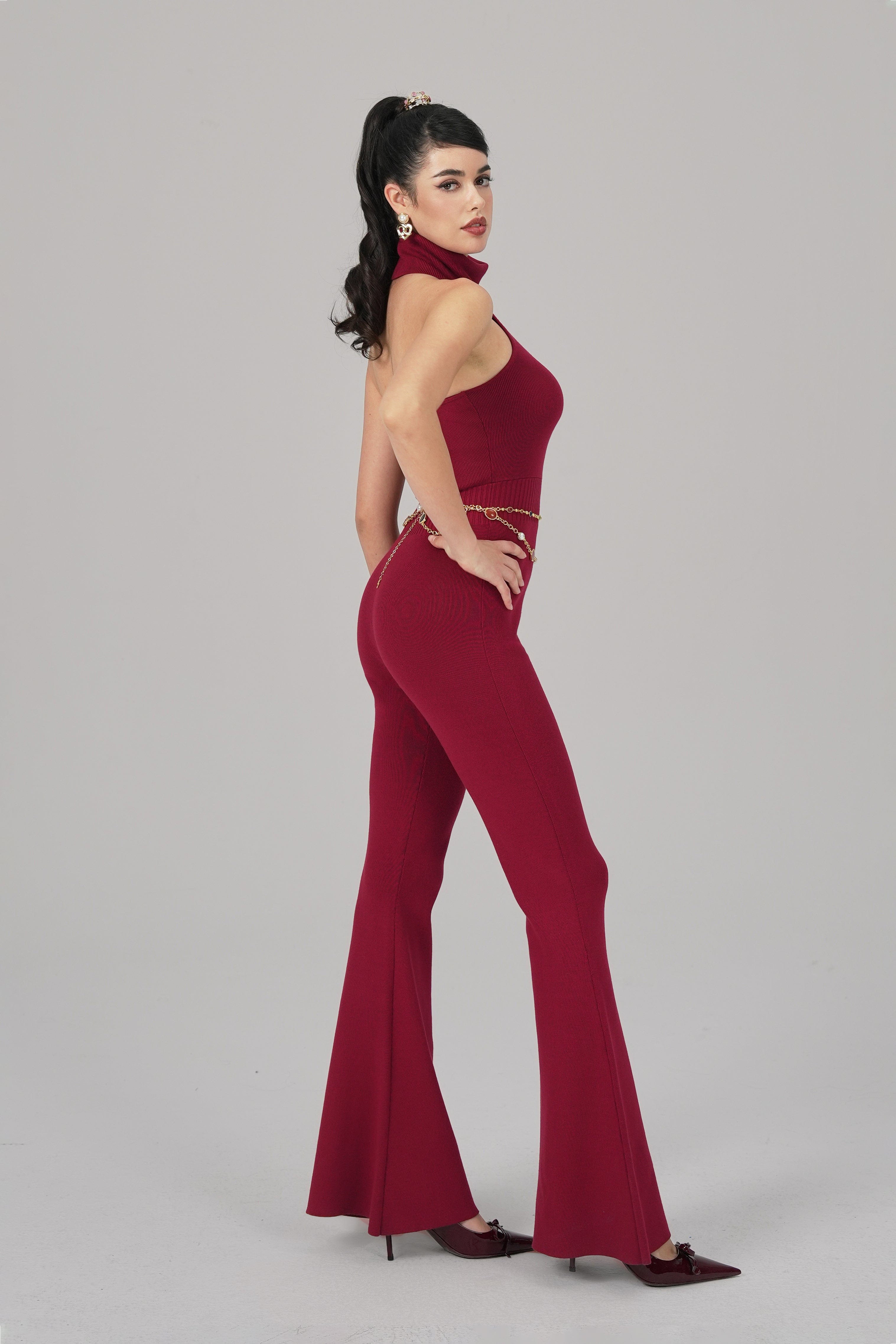 Gwen Jumpsuit (Red) made by Nana Jacqueline