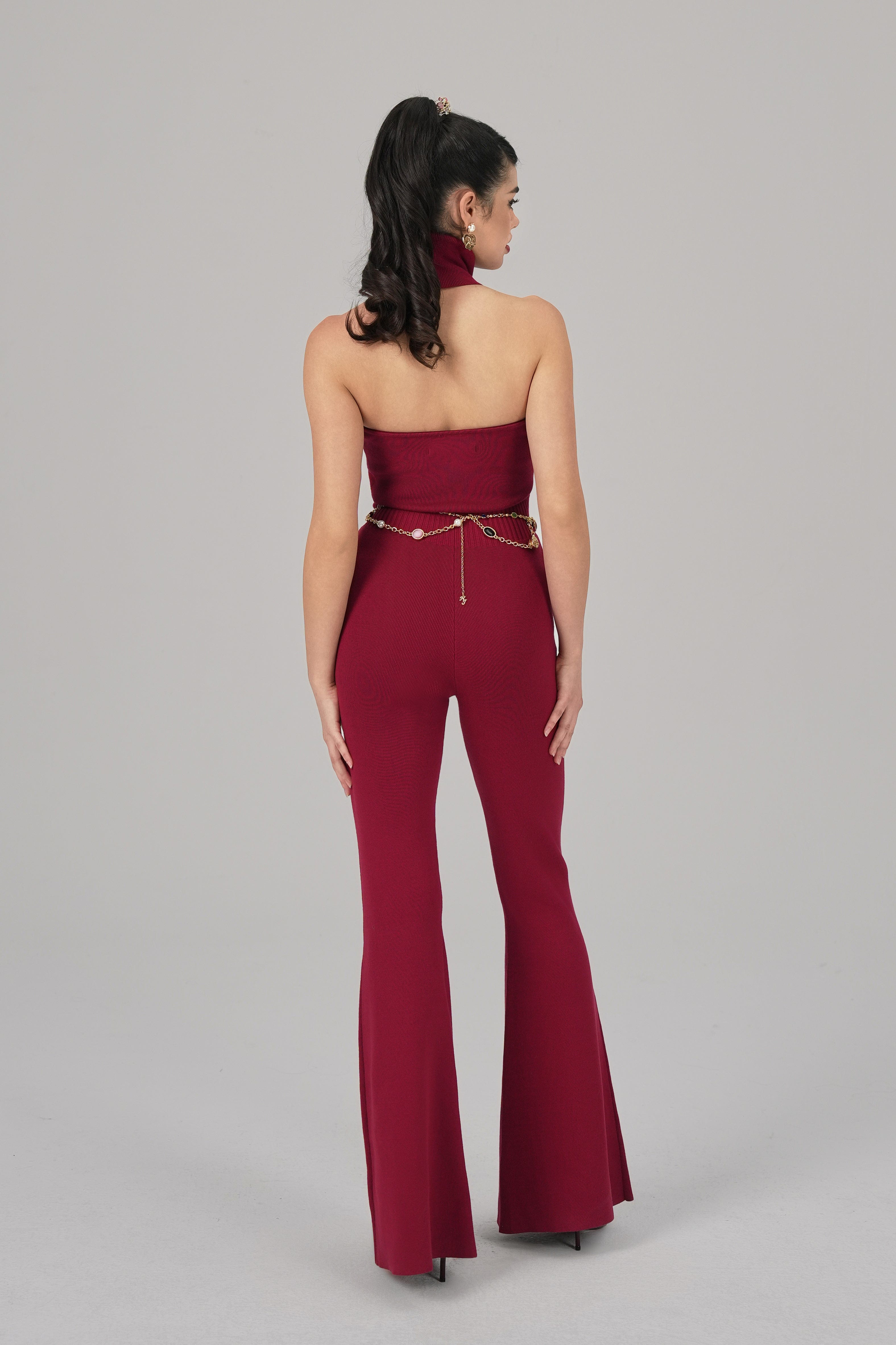 Gwen Jumpsuit (Red) made by Nana Jacqueline