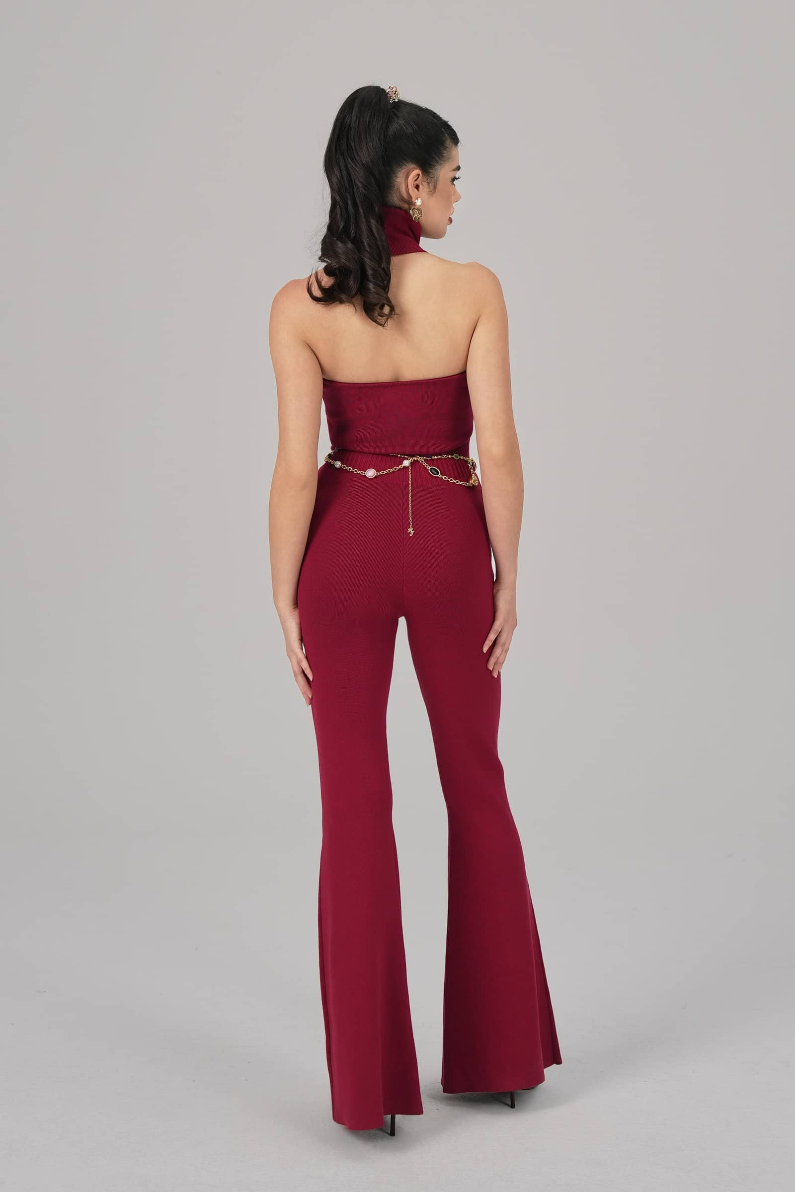 Gwen Jumpsuit (Red) made by Nana Jacqueline