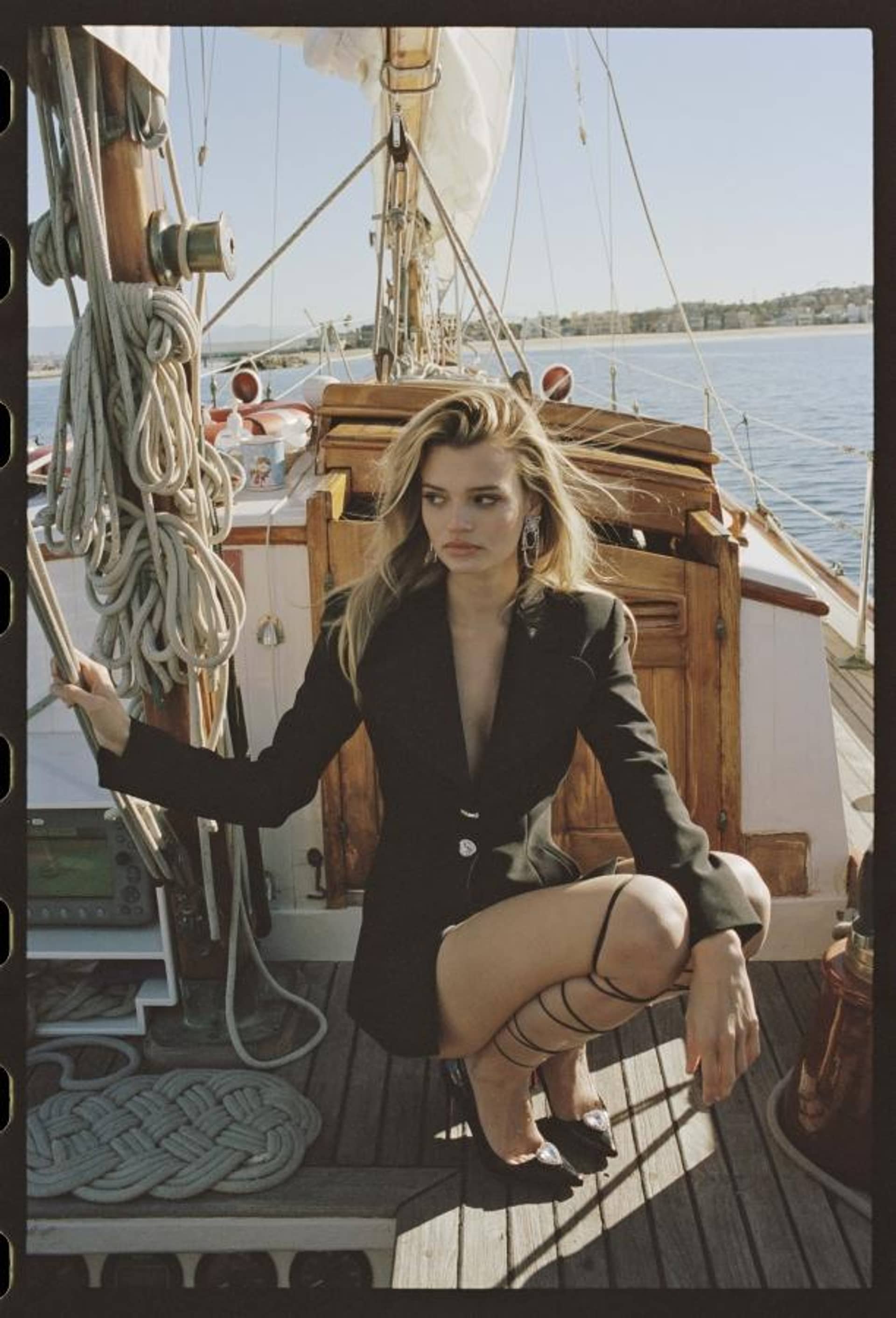 Black Quin Blazer Dress (Final Sale) in Black made by Nana Jacqueline