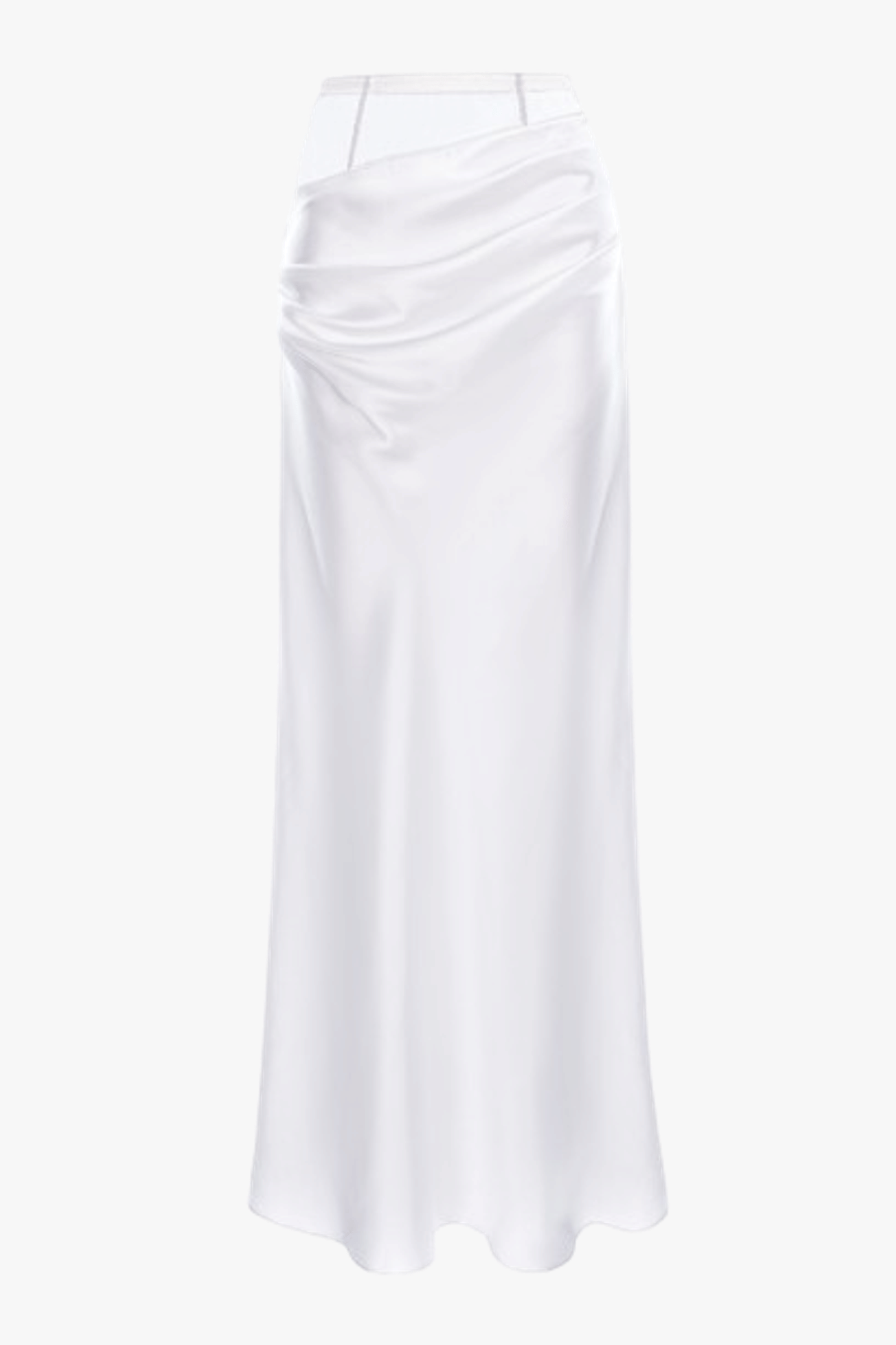 Mesh & Satin Draped Skirt made by Aureliana