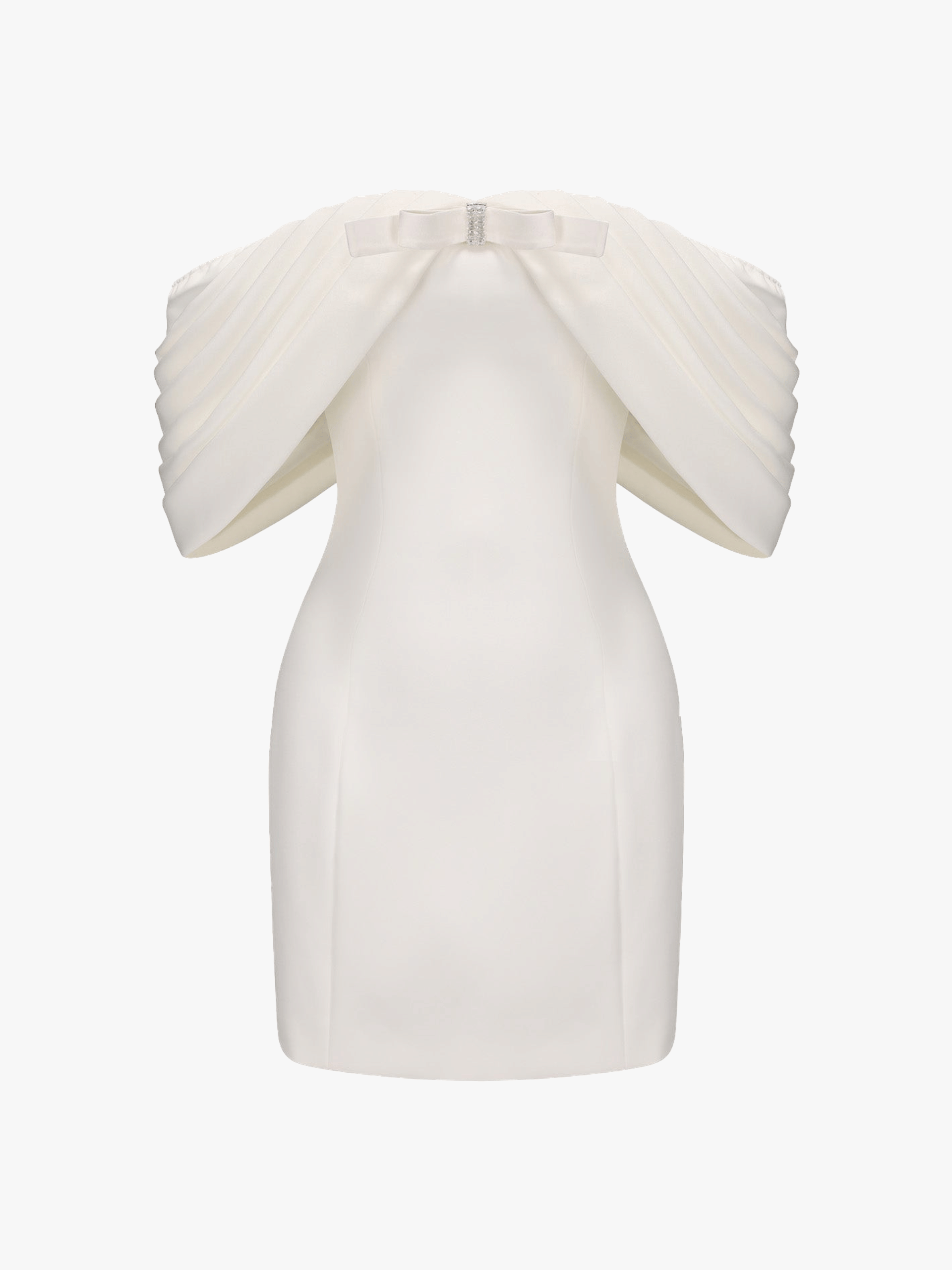 Kate Bow Dress (White) made by Nana Jacqueline