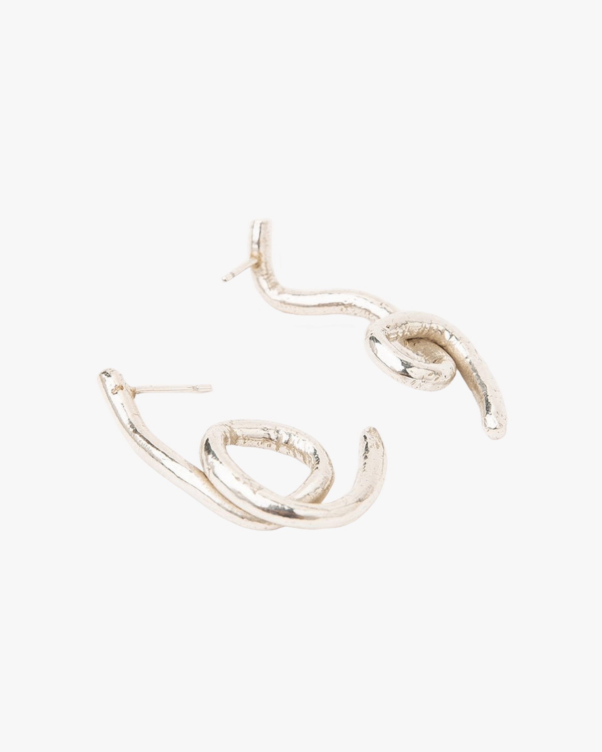 ALGA EARRINGS SILVER made by Carolina De Barros