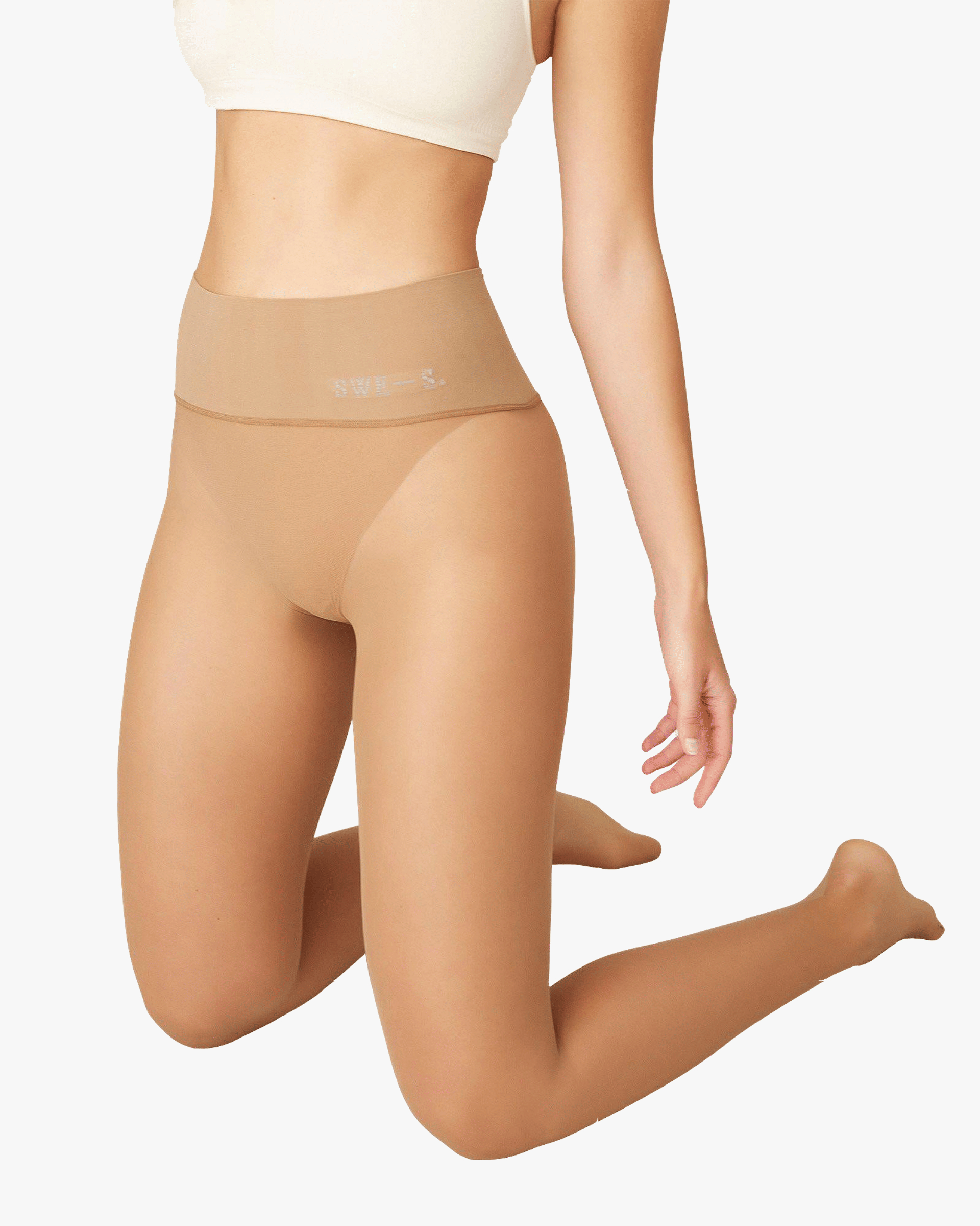 Beata Seamless Tights made by Swedish Stockings