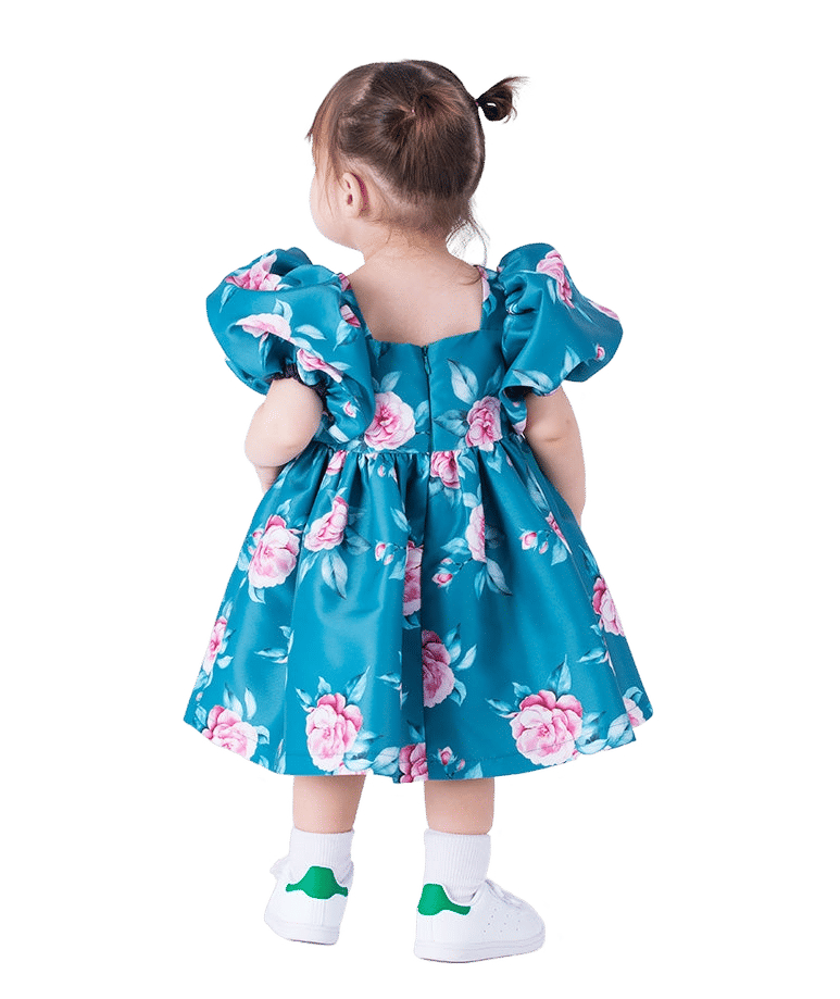 Savaya Floral Baby Dress made by Mama Luma