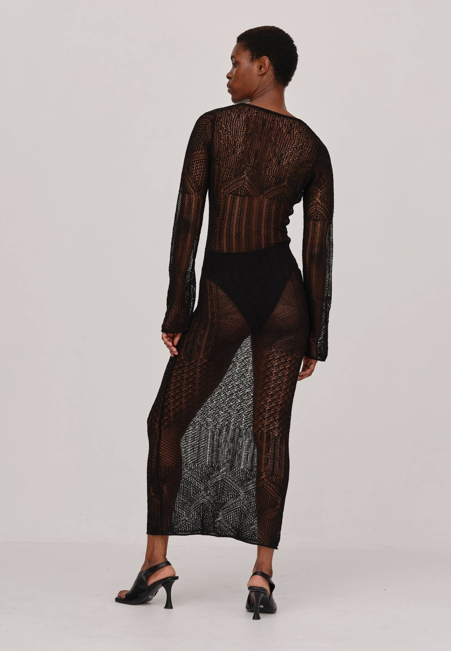 Club Knit dress - Black made by HERSKIND