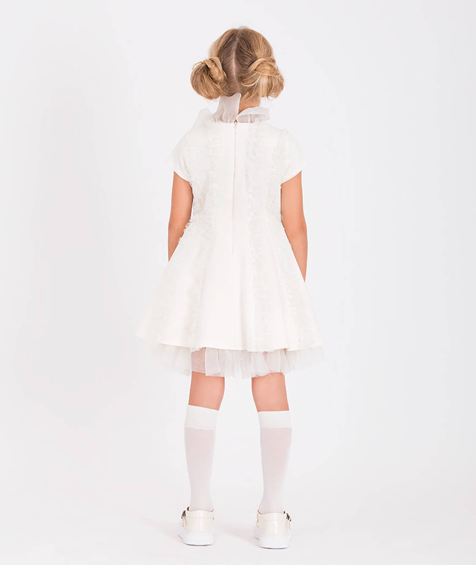 Shimmering Bow Dress made by Mama Luma