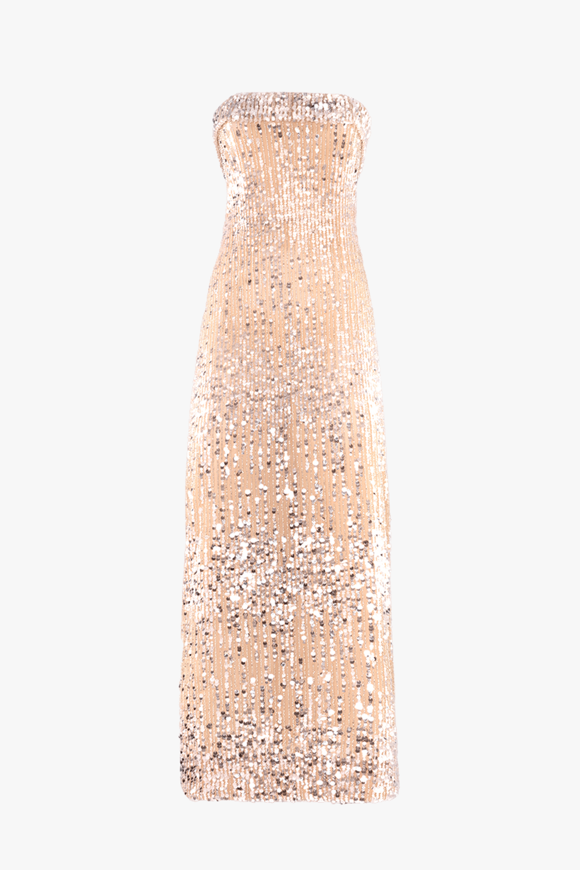 Champagne Sequin Dress made by Monika Dimova