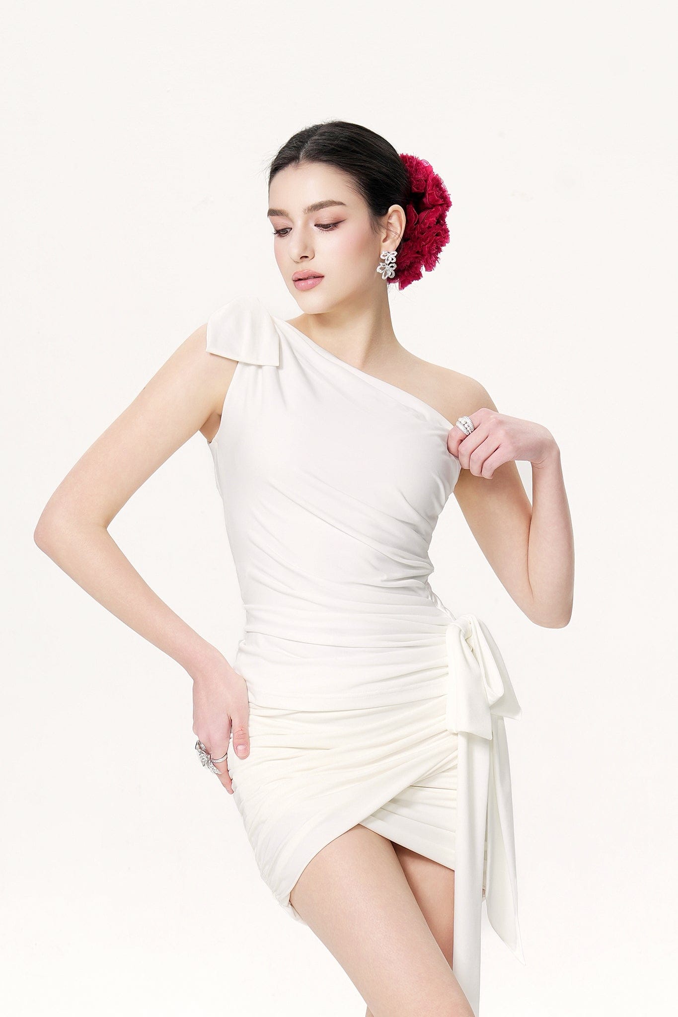 Liu Skirt (White) made by Nana Jacqueline