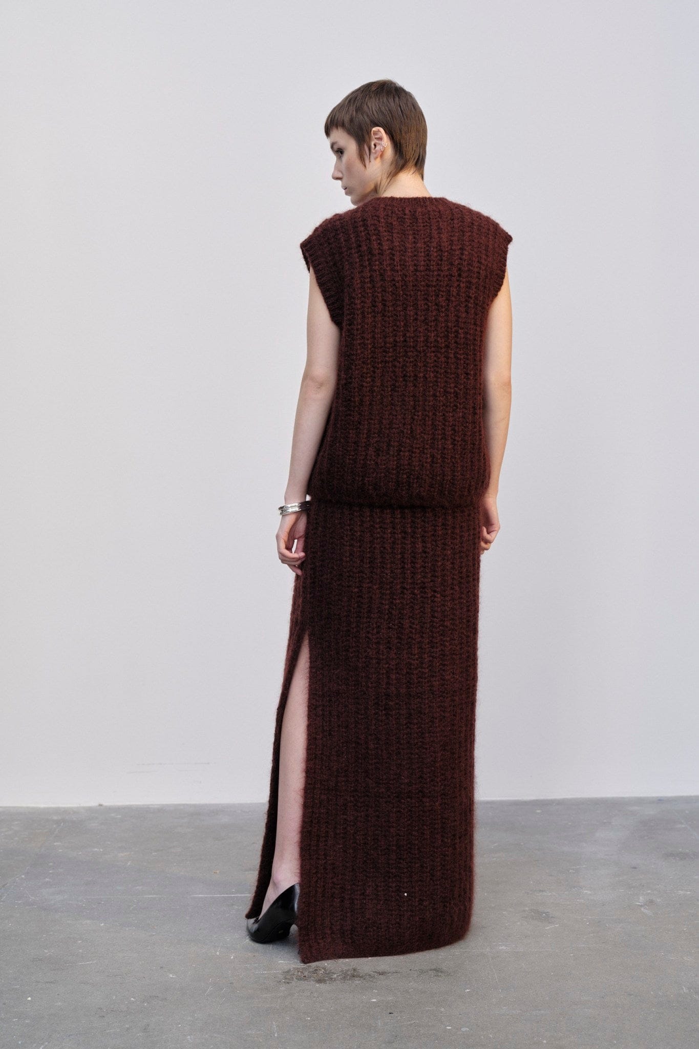 Sonny Knit Top - Oxblood made by HERSKIND