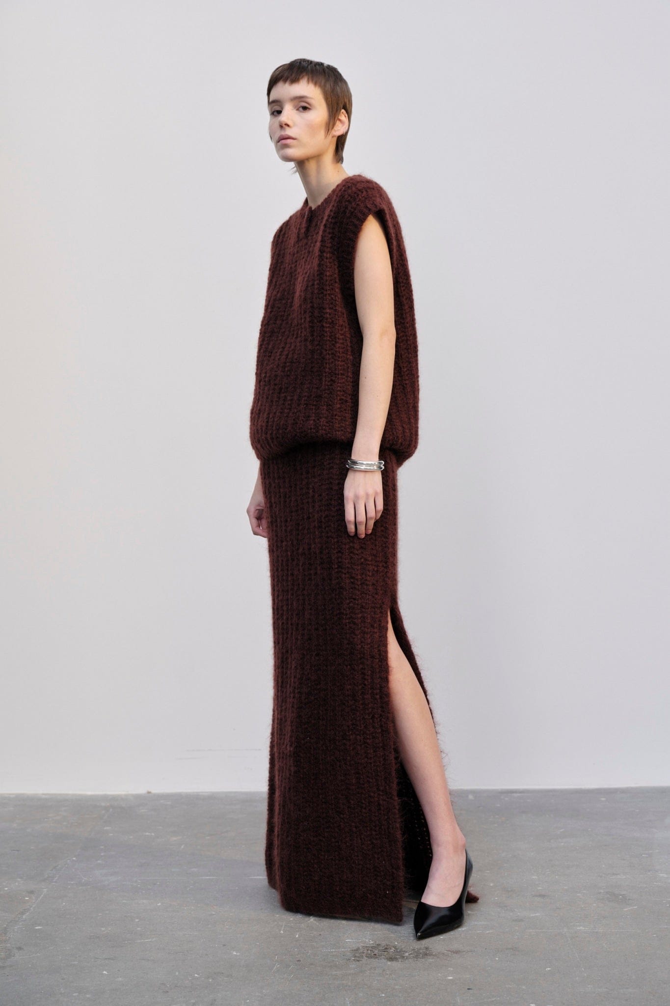 Sonny Knit Top - Oxblood made by HERSKIND