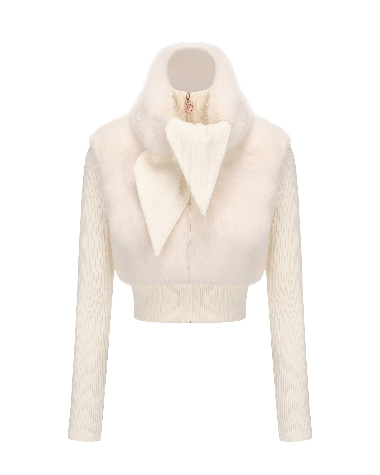 Hailey Knit Jacket (White) made by Nana Jacqueline