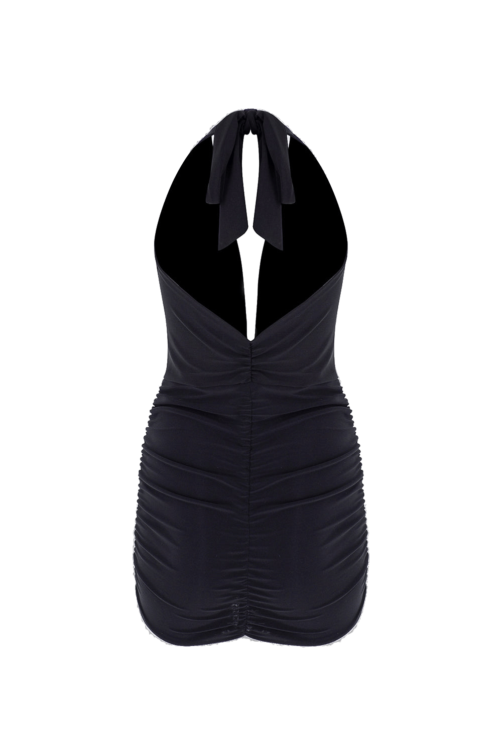 Luna Black Mini Dress made by Lora Istanbul